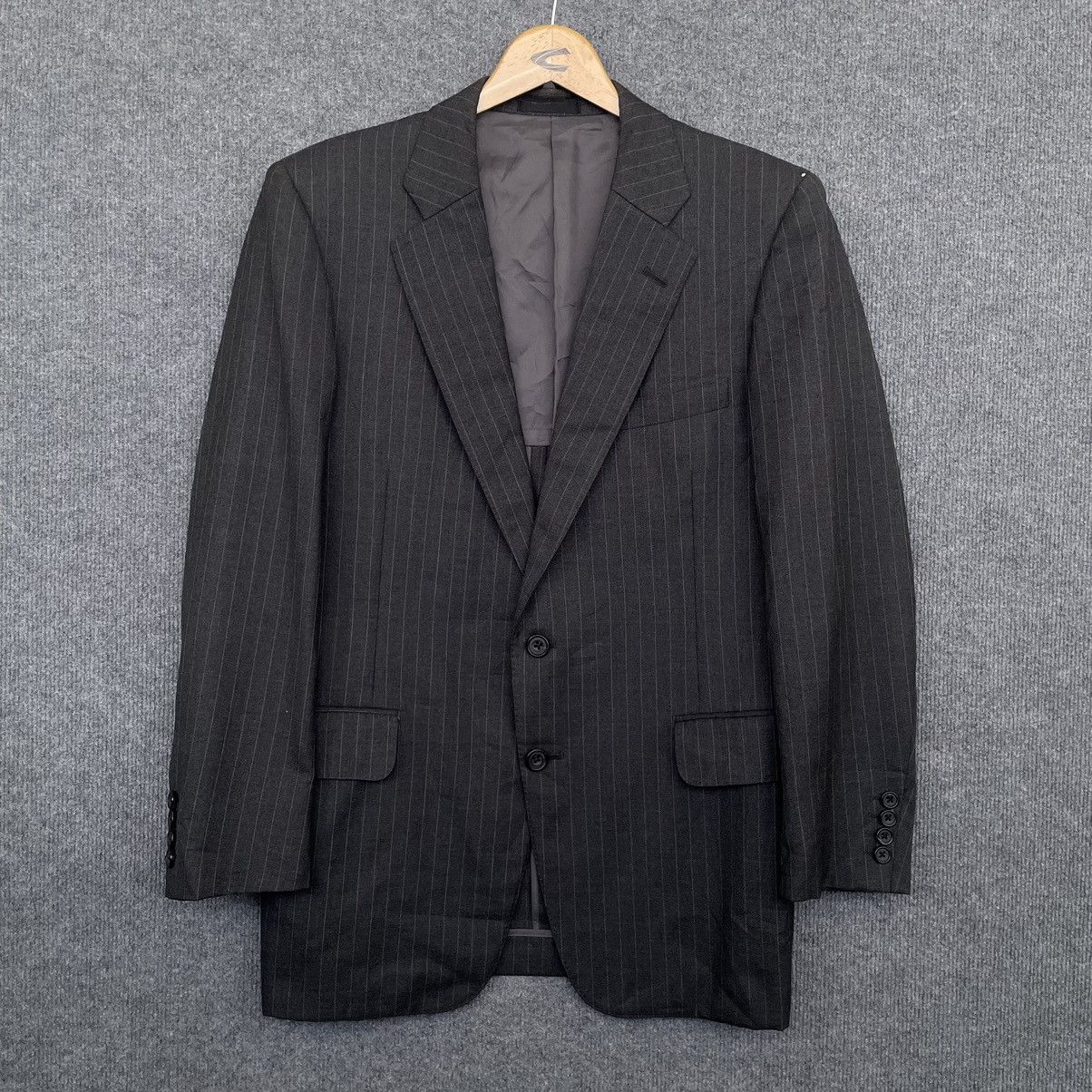 Burberry × Designer × Vintage Vintage Burberrys Stripes Wool Blazer Size 38R - 1 Thumbnail