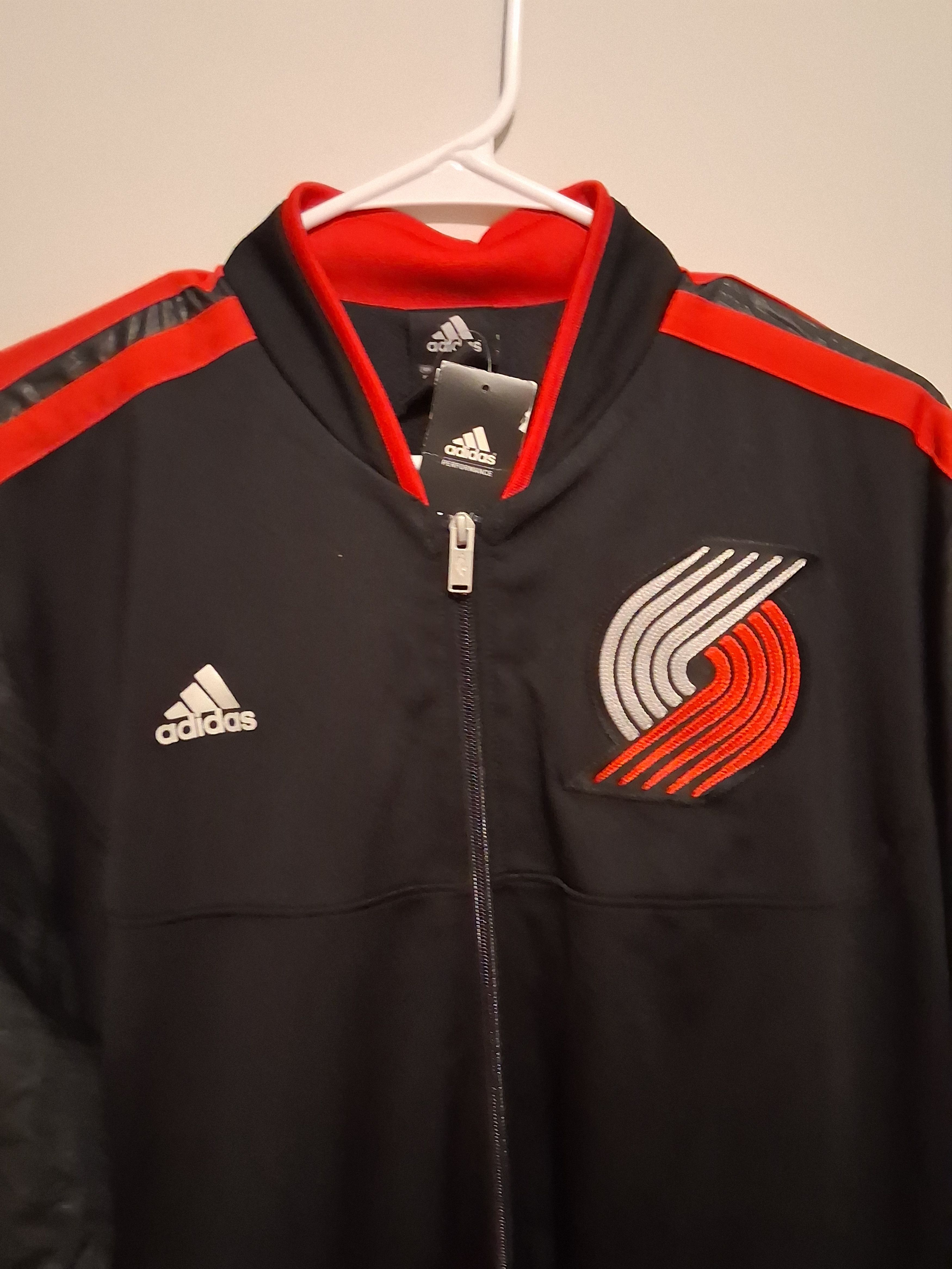 Adidas Adidas x NBA Trail Blazers On-Court Weekday Track Jacket NEW Size US XL / EU 56 / 4 - 3 Thumbnail