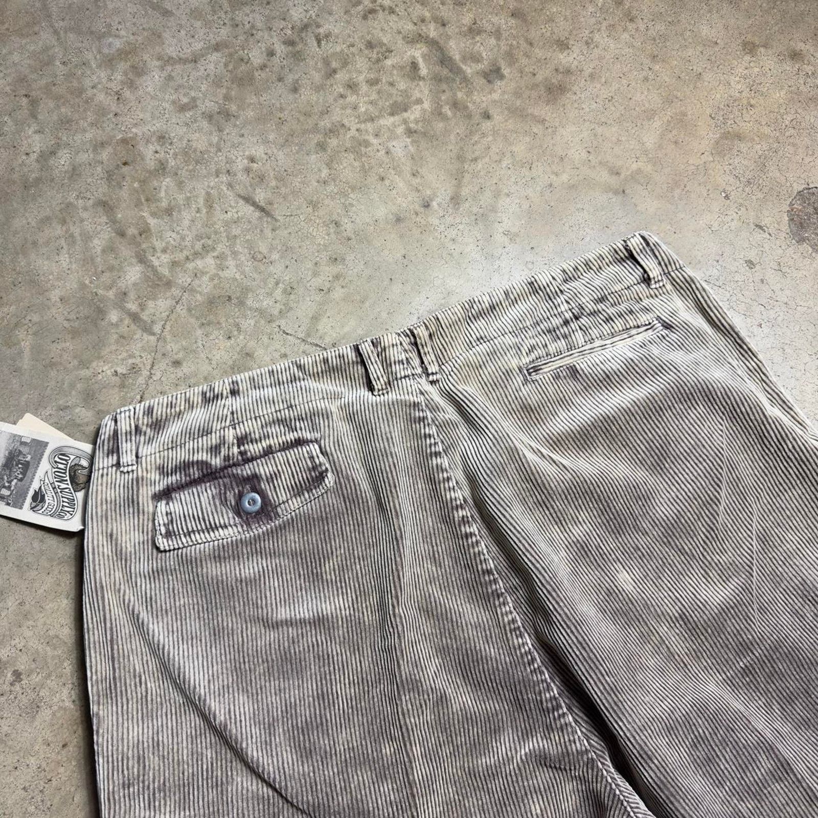 Vintage Vintage Cotton Dark Tan Stonewashed Baggy Corduroy Pants Size US 36 / EU 52 - 5 Thumbnail