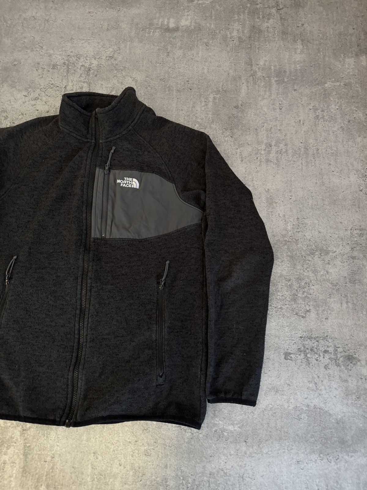 The North Face × Vintage The North Face Sherpa polar fleece logo vintage zip black Size US M / EU 48-50 / 2 - 2 Thumbnail
