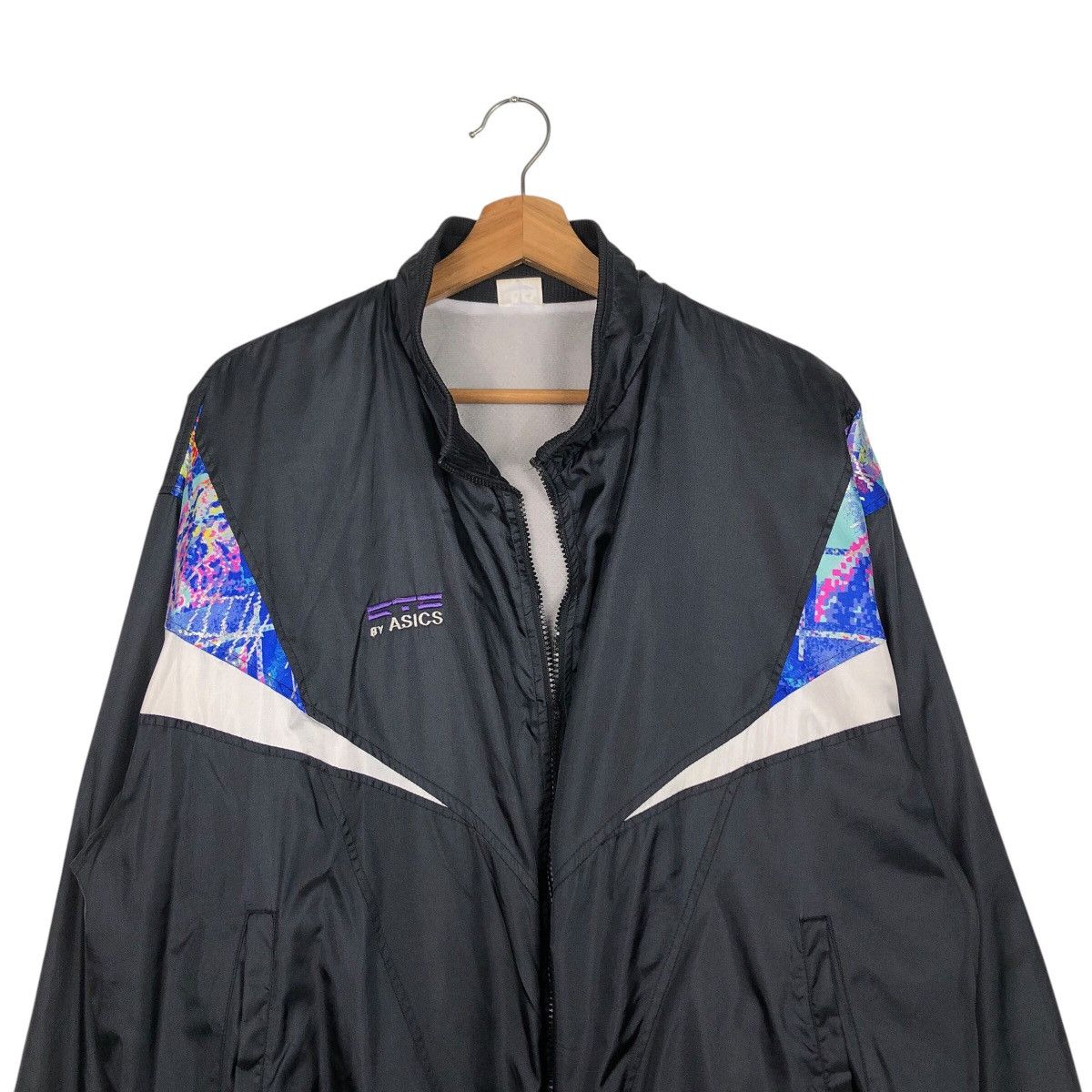 Japanese Brand 📌Vintage Light Bomber Jacket Zipper Asics Streetwear Size US L / EU 52-54 / 3 - 4 Thumbnail