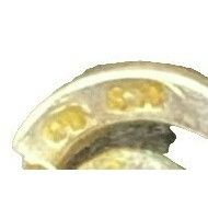 Other Vintage Real Pearl & Sterling Silver Marcasite Art Deco Scre Size ONE SIZE - 4 Thumbnail