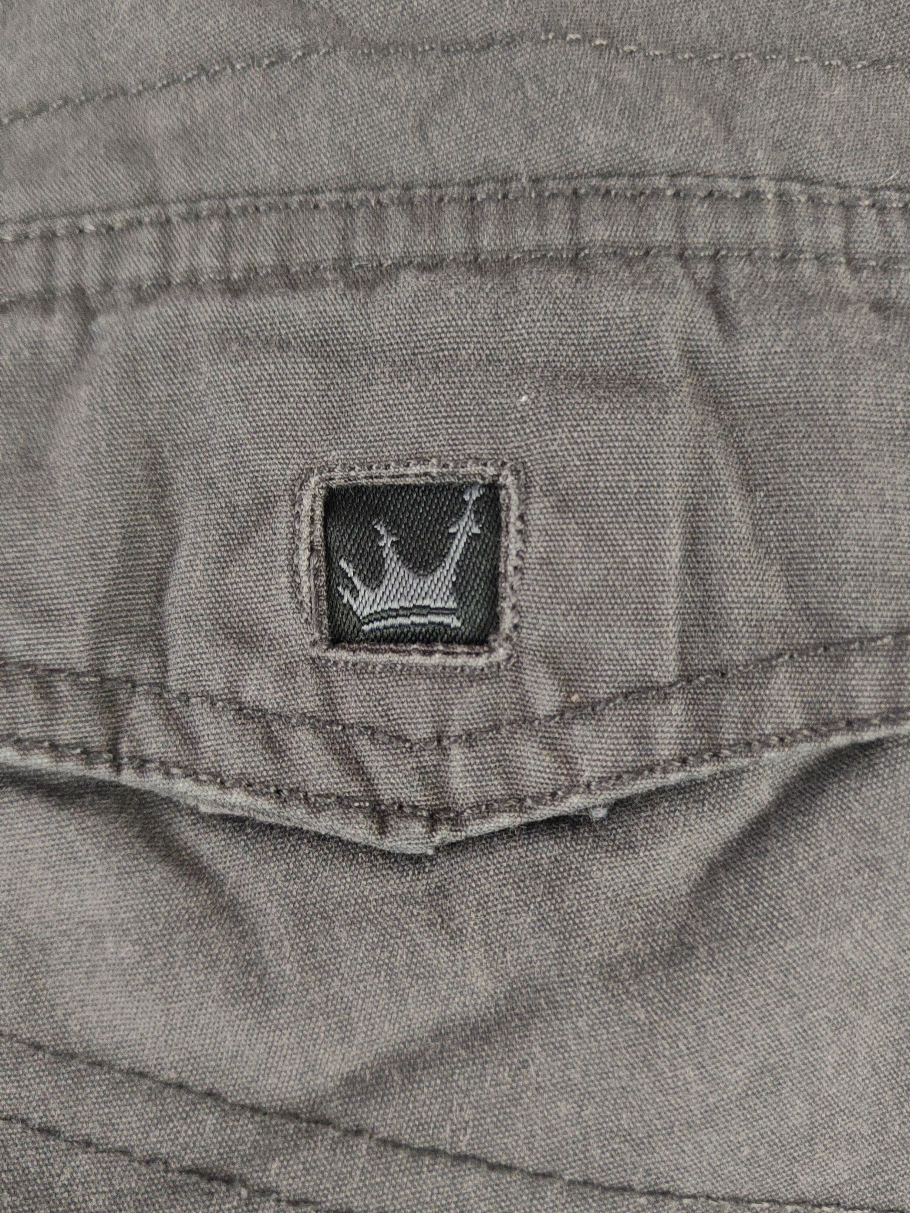 Japanese Brand DL Micros Gray Multipocket Tactical Cargo Pants #970 Size US 33 - 11 Thumbnail