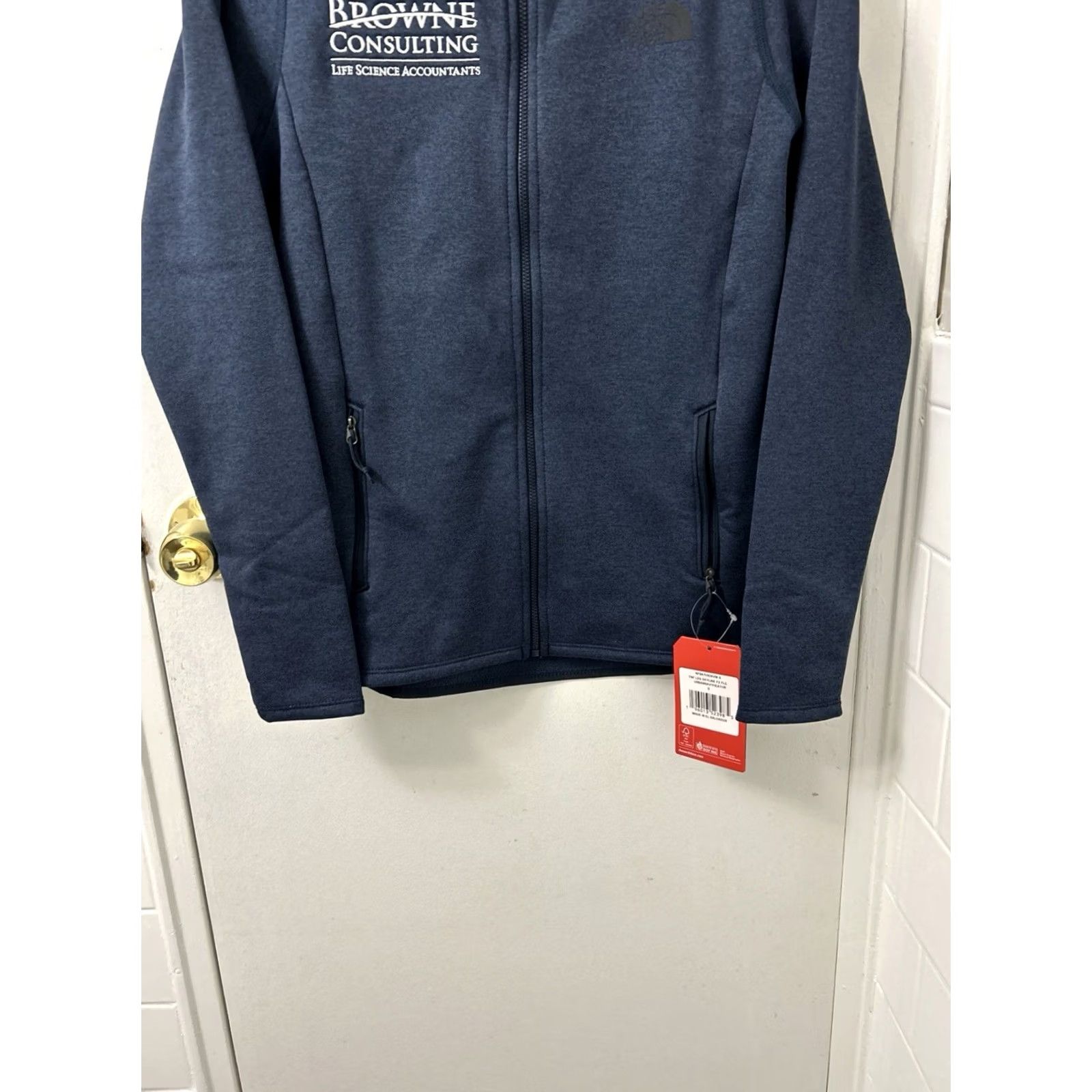The North Face The North Face Skyline Fleece Jacket Womens Small Navy Full Zip Pockets L/S NWT Size S / US 4 / IT 40 - 3 Thumbnail