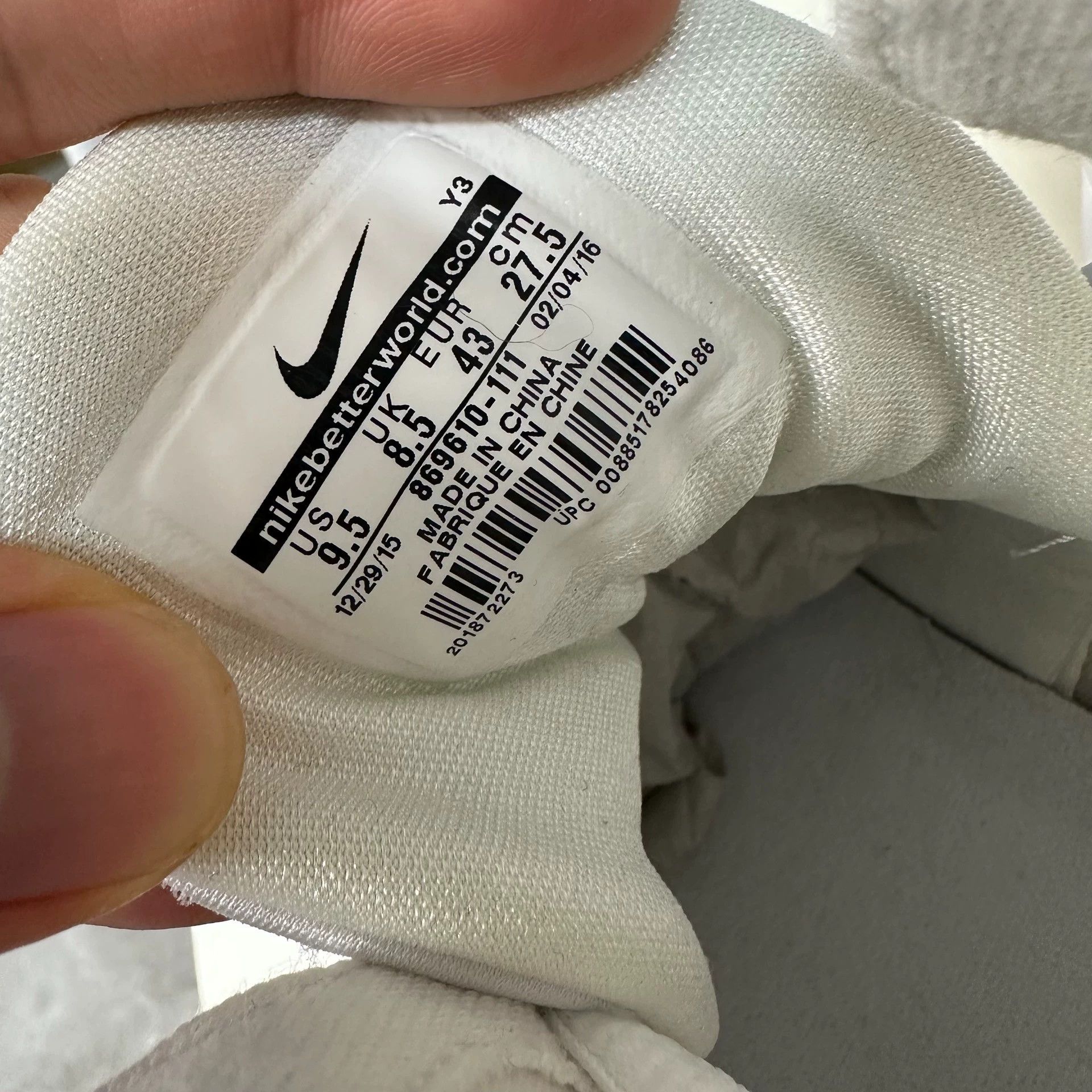 Nike Nike 2K4 FTB Kobe Mid White Basketball Men's 43 Size US 10 / EU 43 - 5 Thumbnail