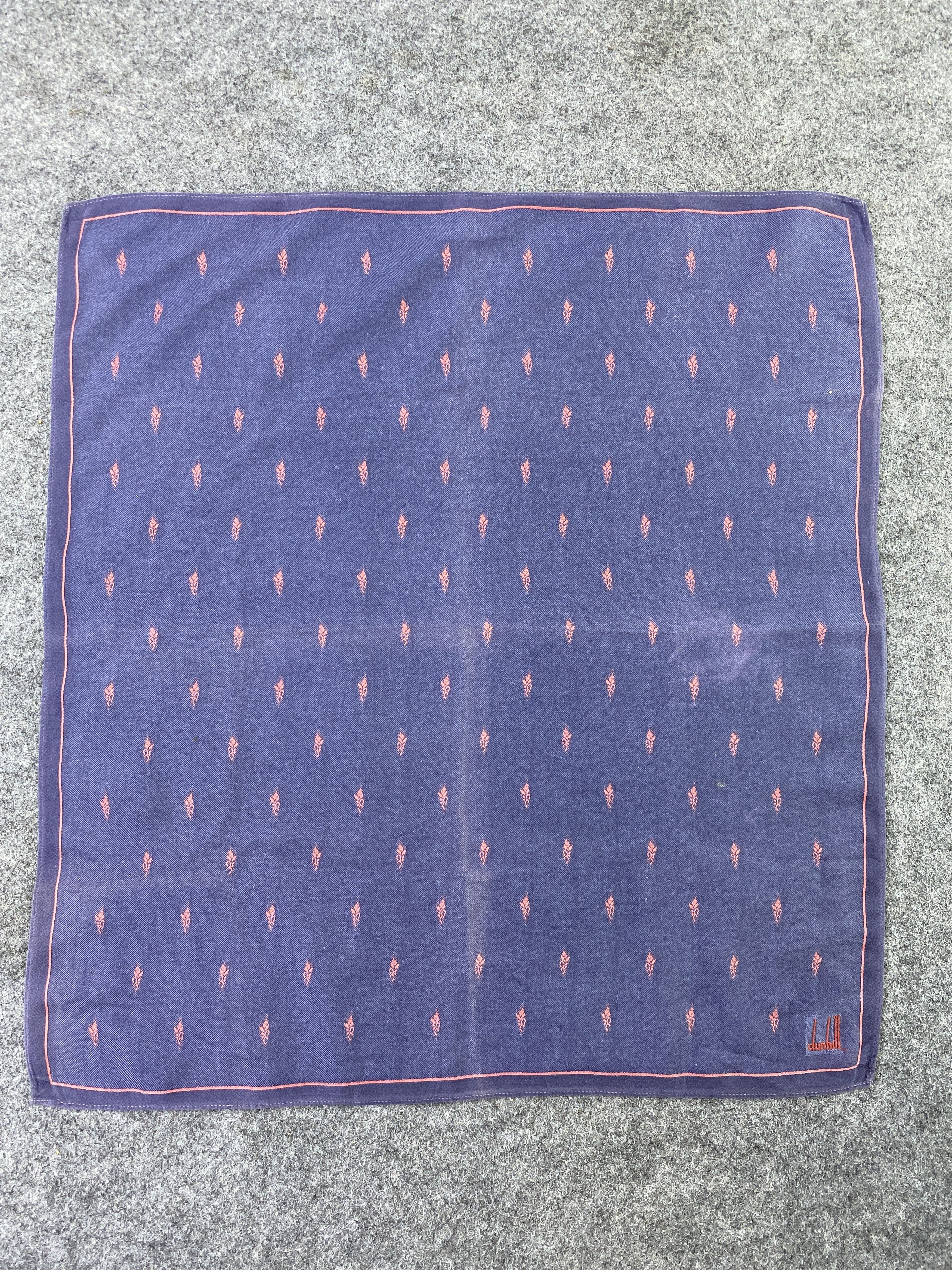 Alfred Dunhill × Vintage Alfred Dunhill Handkerchief / Bandana / Neckerchief-B209 Size ONE SIZE - 3 Thumbnail
