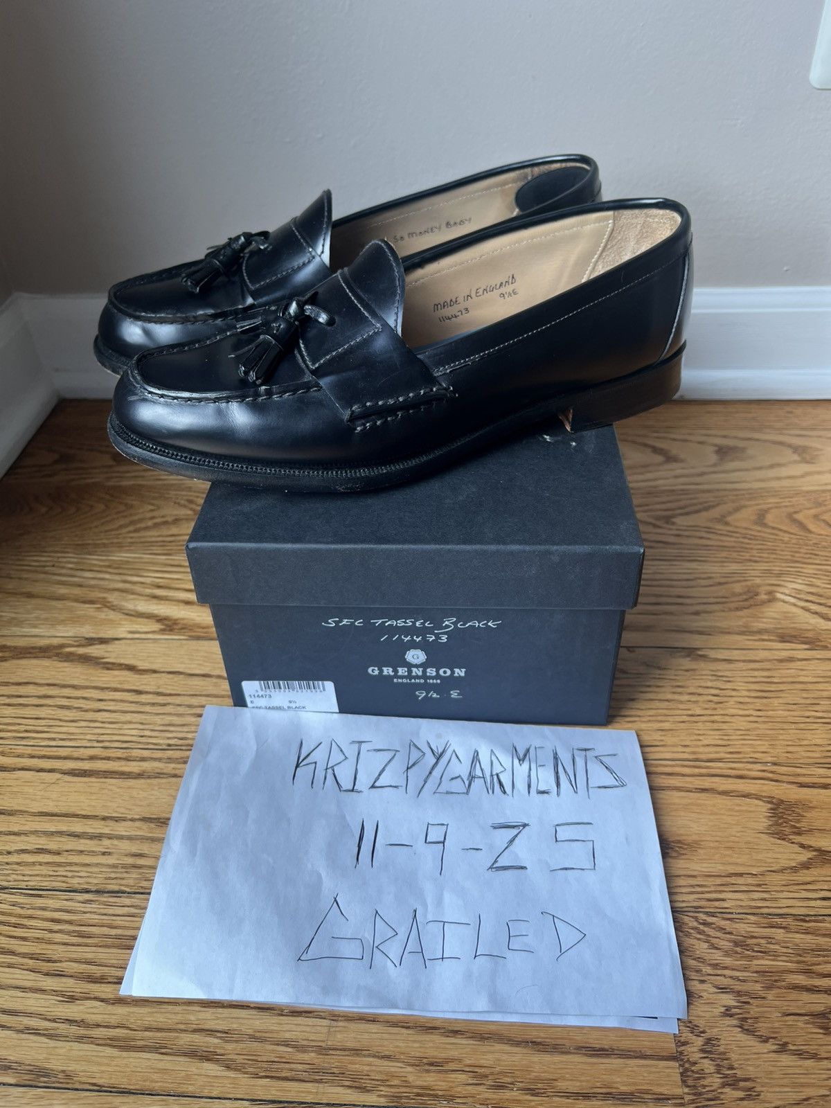 Scott Fraser Collection Scott Fraser Collection Black Tassel Loafer Size US 10.5 / EU 43-44 - 2 Thumbnail