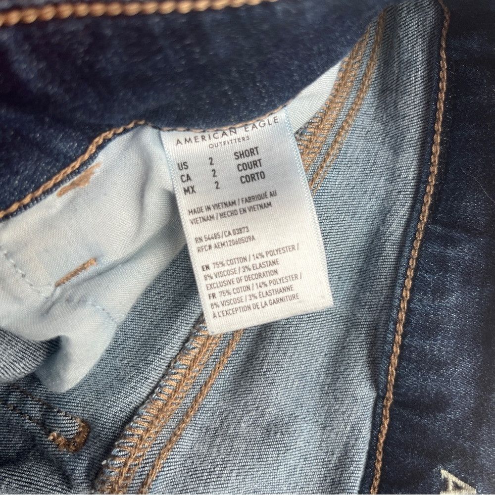 American Eagle Outfitters AEO American Eagle High Rise Next Level Jeans 2 Short Size 24" / US 00 / IT 34 - 5 Thumbnail