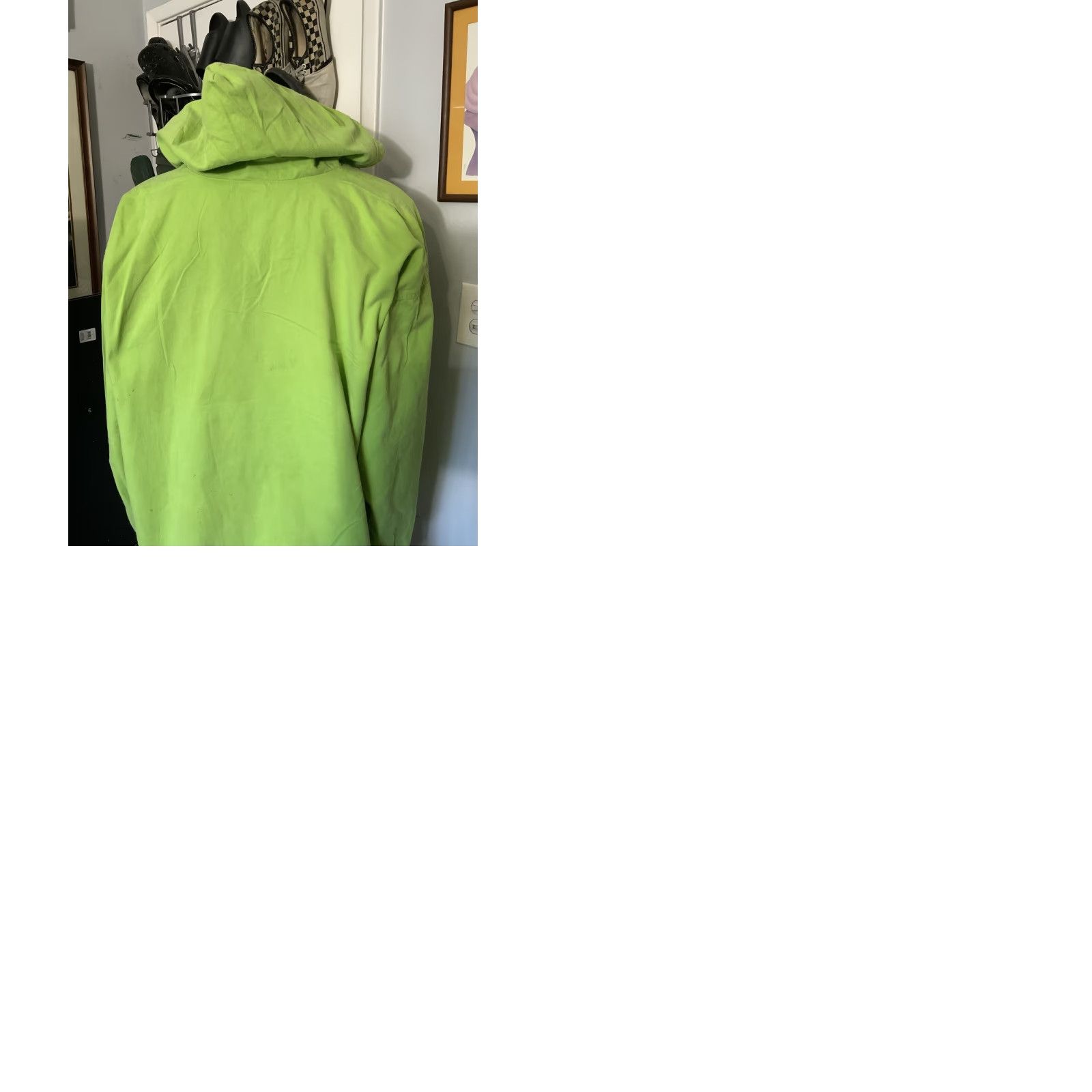 Vintage VINTAGE Cross Colours YA Dig Baja Poncho Green Hip Hop Pullover Hoodie Sz. 3 Mens 90s Staining Used Regular Size 3 Hoodie Size US S / EU 44-46 / 1 - 9 Thumbnail
