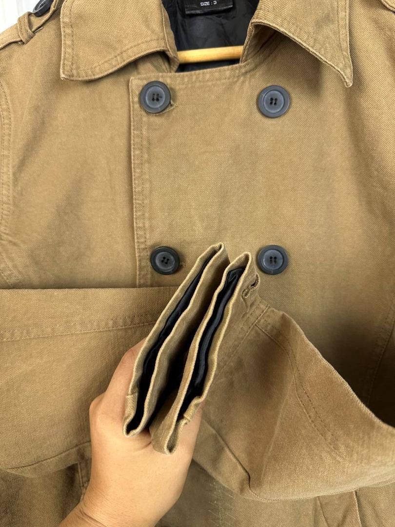 Number (N)ine Number (N)ine Cotton / Denim Down Coat (Pit 19) Size US XXS / EU 40 - 6 Thumbnail
