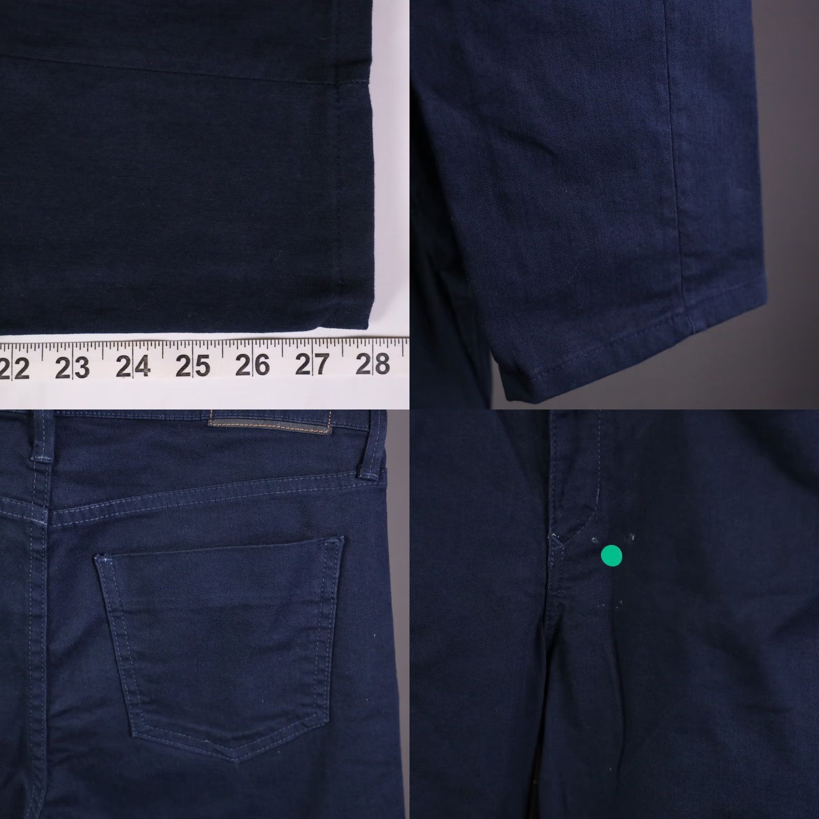 Vintage TBVM Chino Pants Mens 29 Navy Blue Slim Straight Leg Slim Chino 5-Pocket Casual Travel Modern City Preppy Jeans Mens Size US 29 - 8 Thumbnail