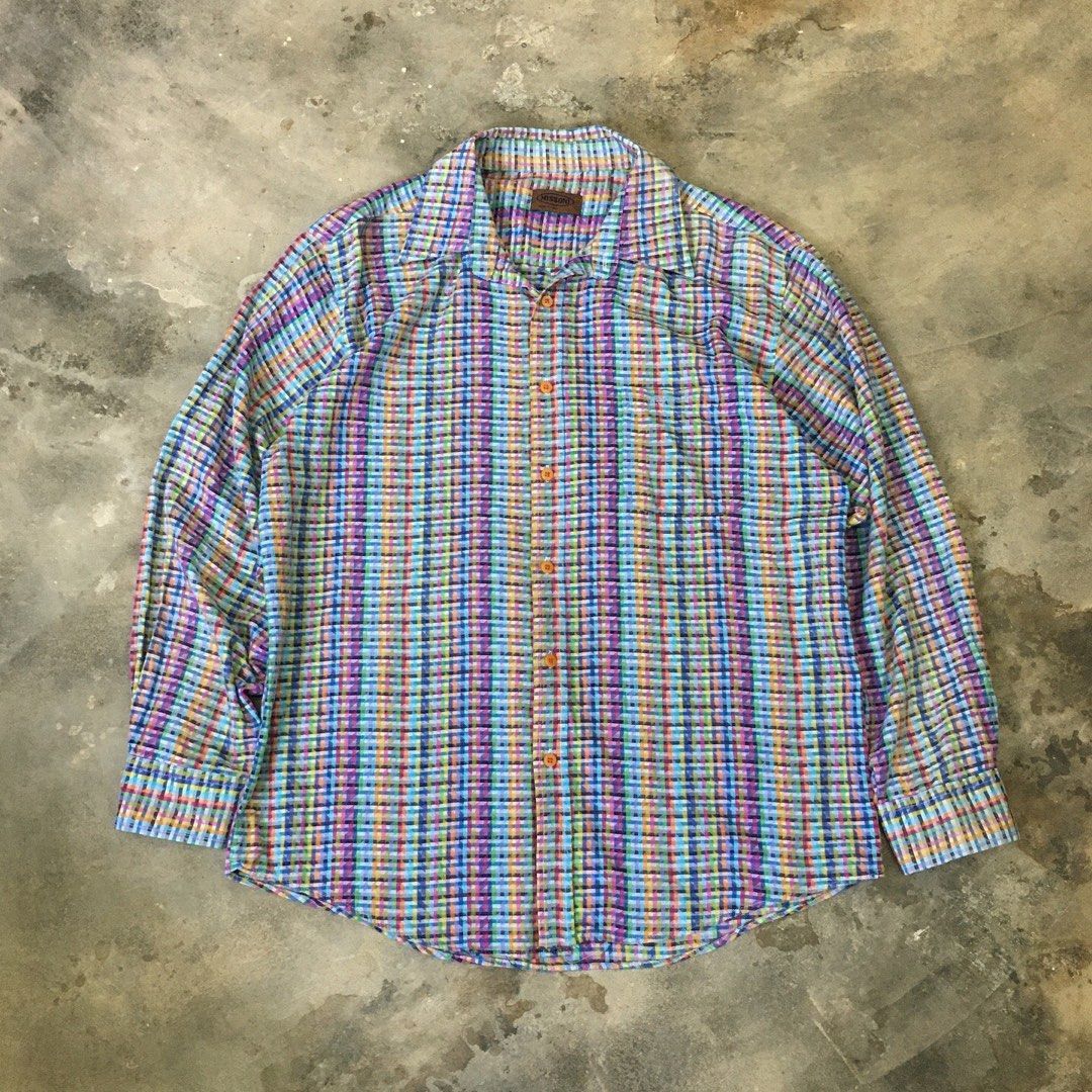 Missoni × Vintage Vintage Missoni long shirt Size US L / EU 52-54 / 3 - 1 Thumbnail