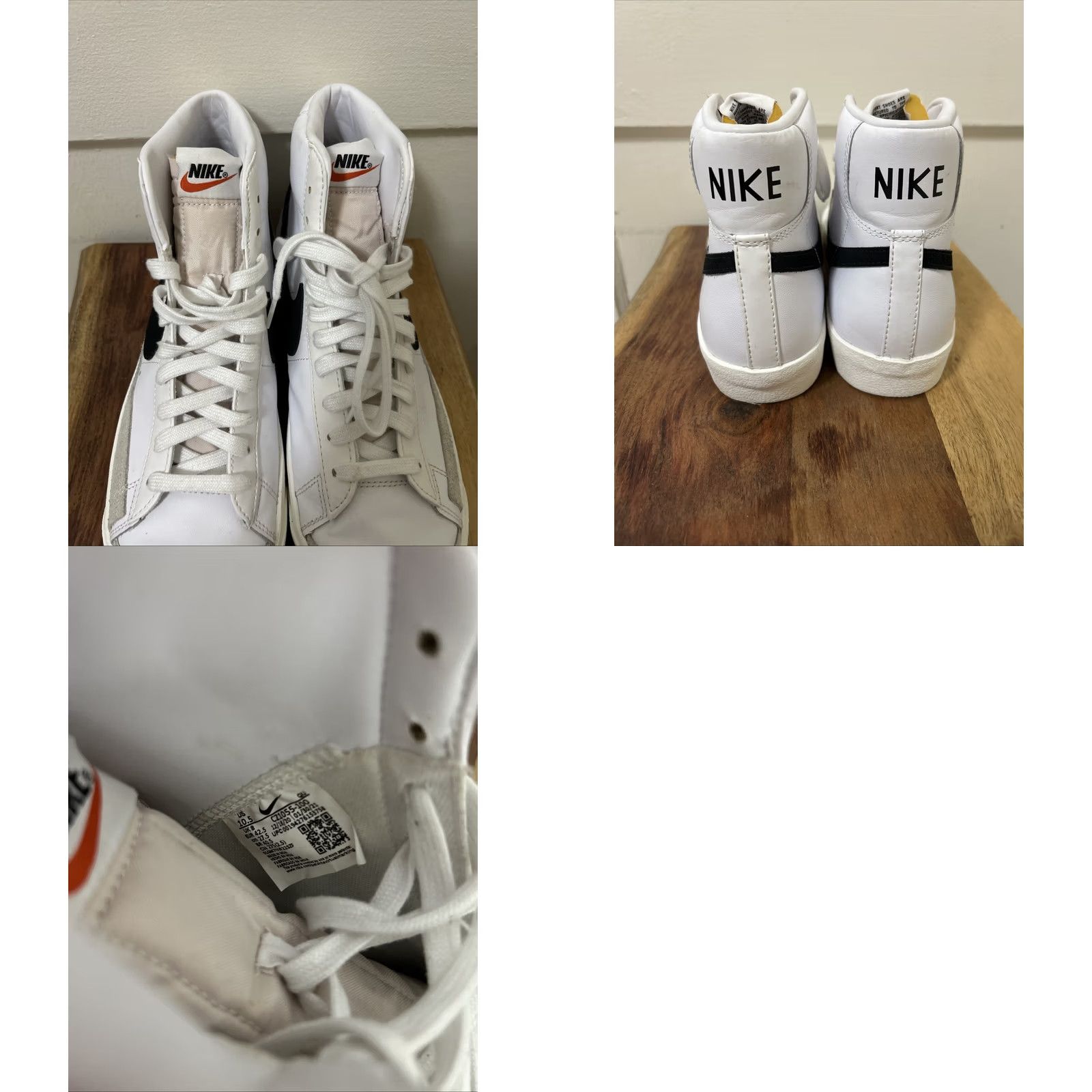 Nike Nike Blazer Mid 77 Shoes Womens 10.5 White Basketball Sneakers CZ1055 100 Size L / US 10 / IT 46 - 9 Thumbnail