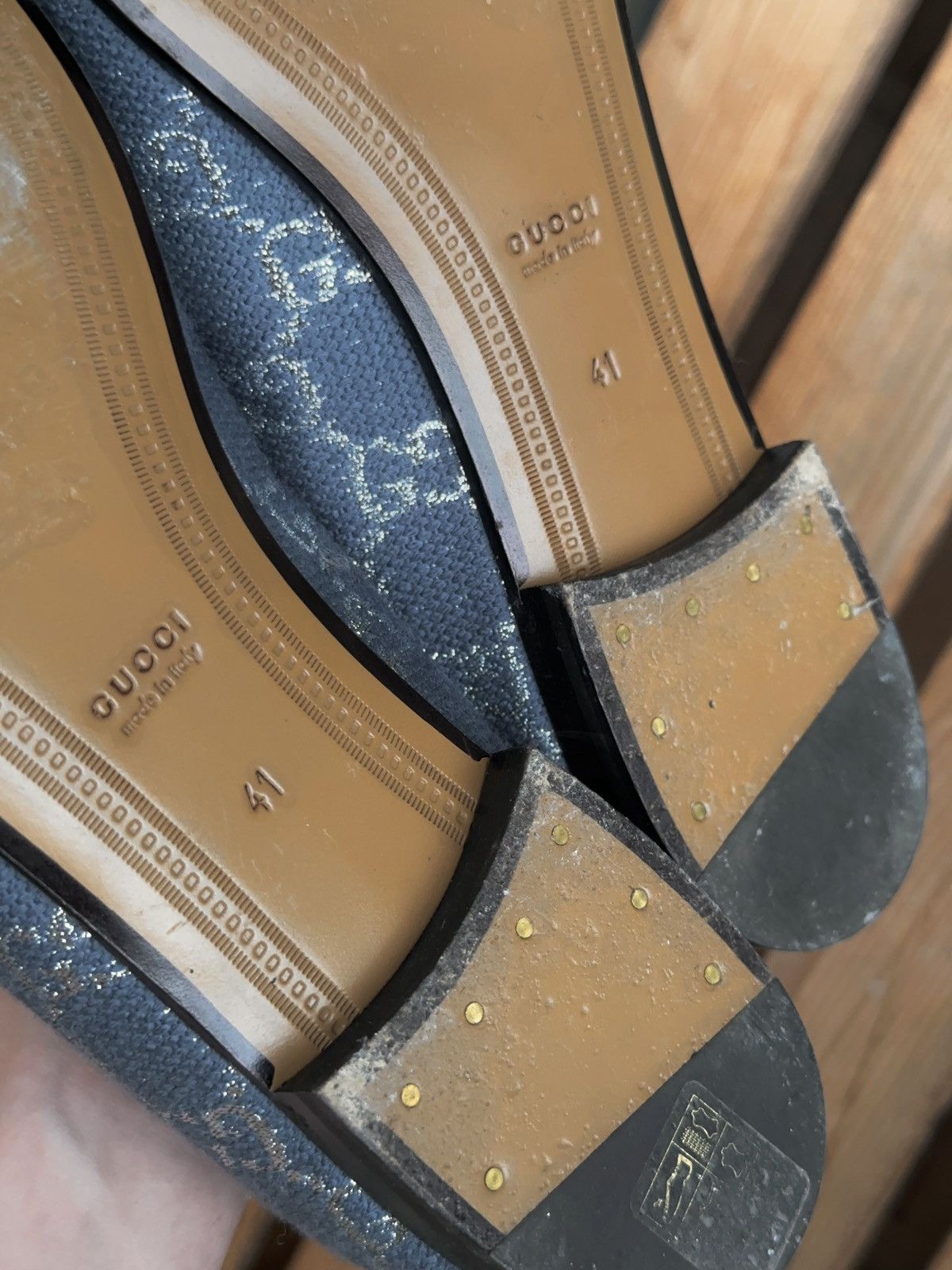 Gucci monogram Gucci Horsebit loafers Size US 10 / IT 40 - 3 Thumbnail