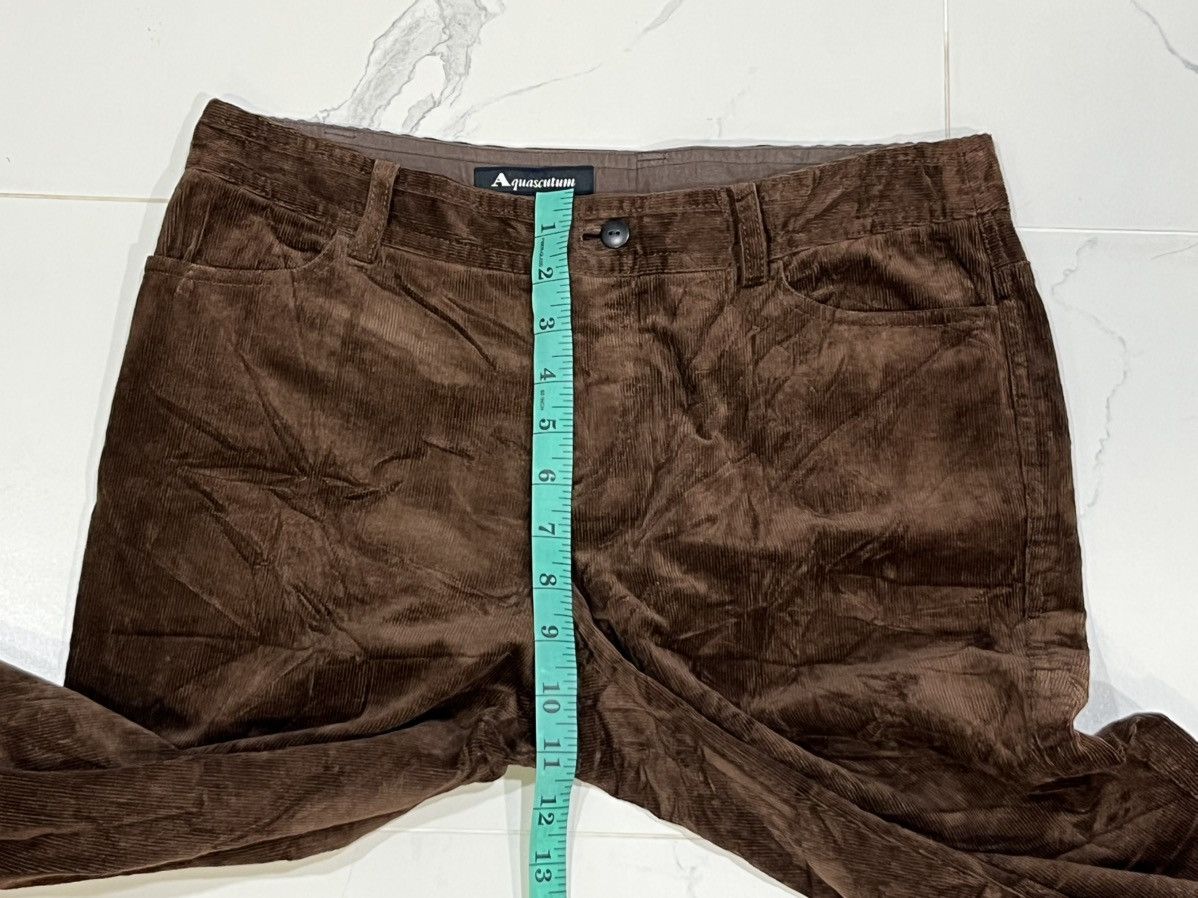 Aquascutum Aquascutum Japan Corduroy Trousers Brown Classic Pants Size US 30 / EU 46 - 17 Thumbnail