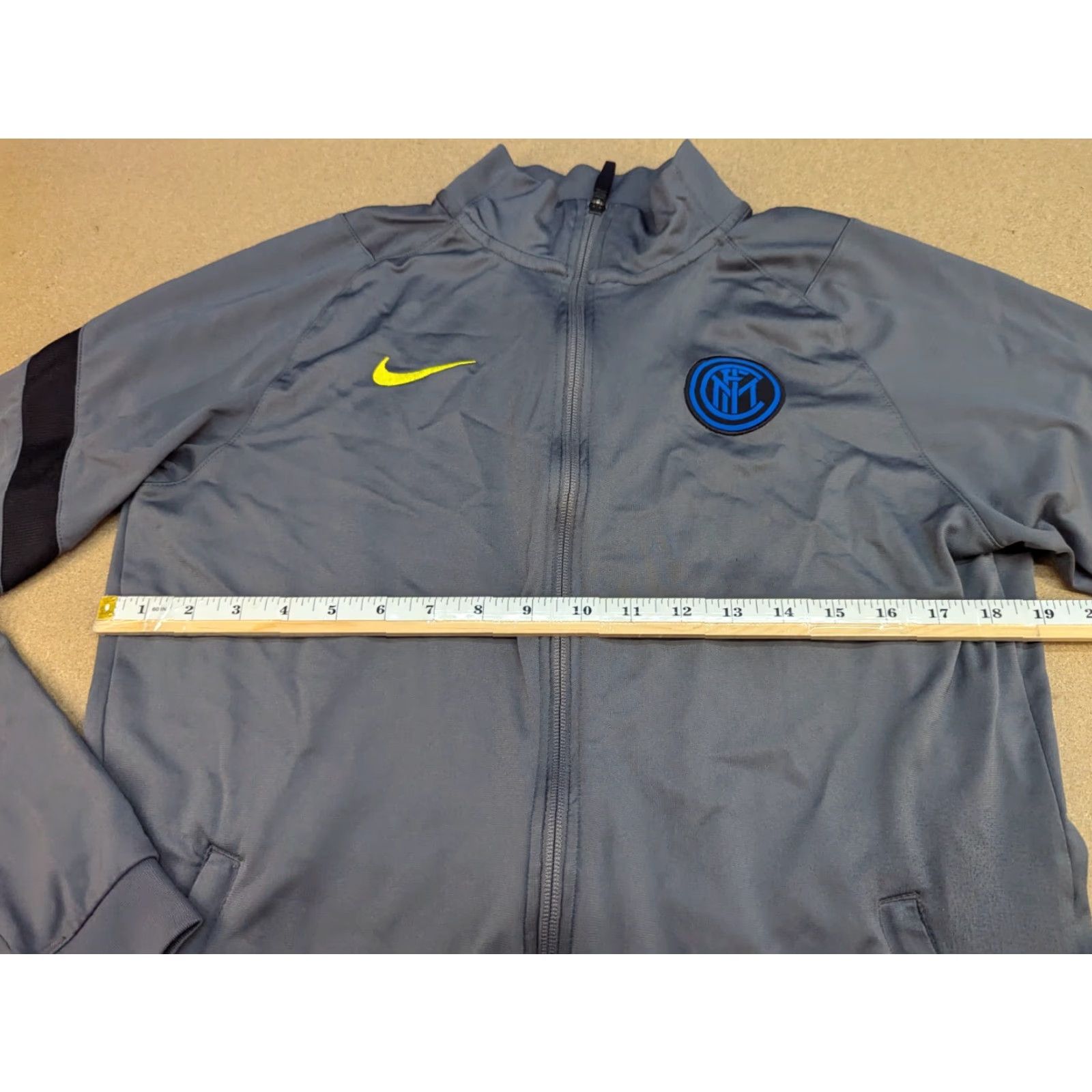 Nike Nike AC Milan 2020-2021 Sports Jacket Mens Size M Training Football Track Field Grey Jacket Size US M / EU 48-50 / 2 - 6 Thumbnail