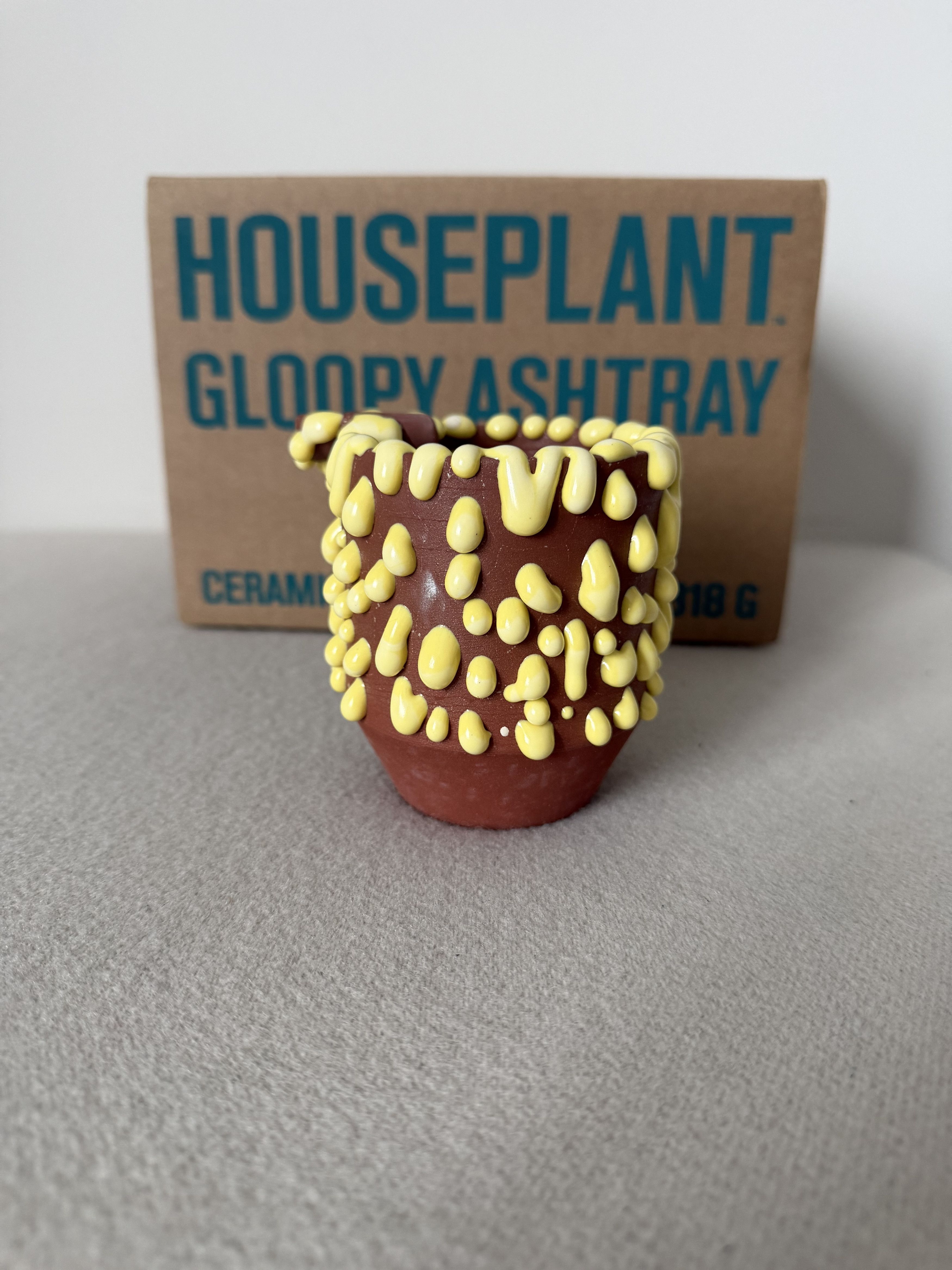 Houseplant Houseplant Gloopy Ashtray in Brown Yellow Size ONE SIZE - 2 Thumbnail