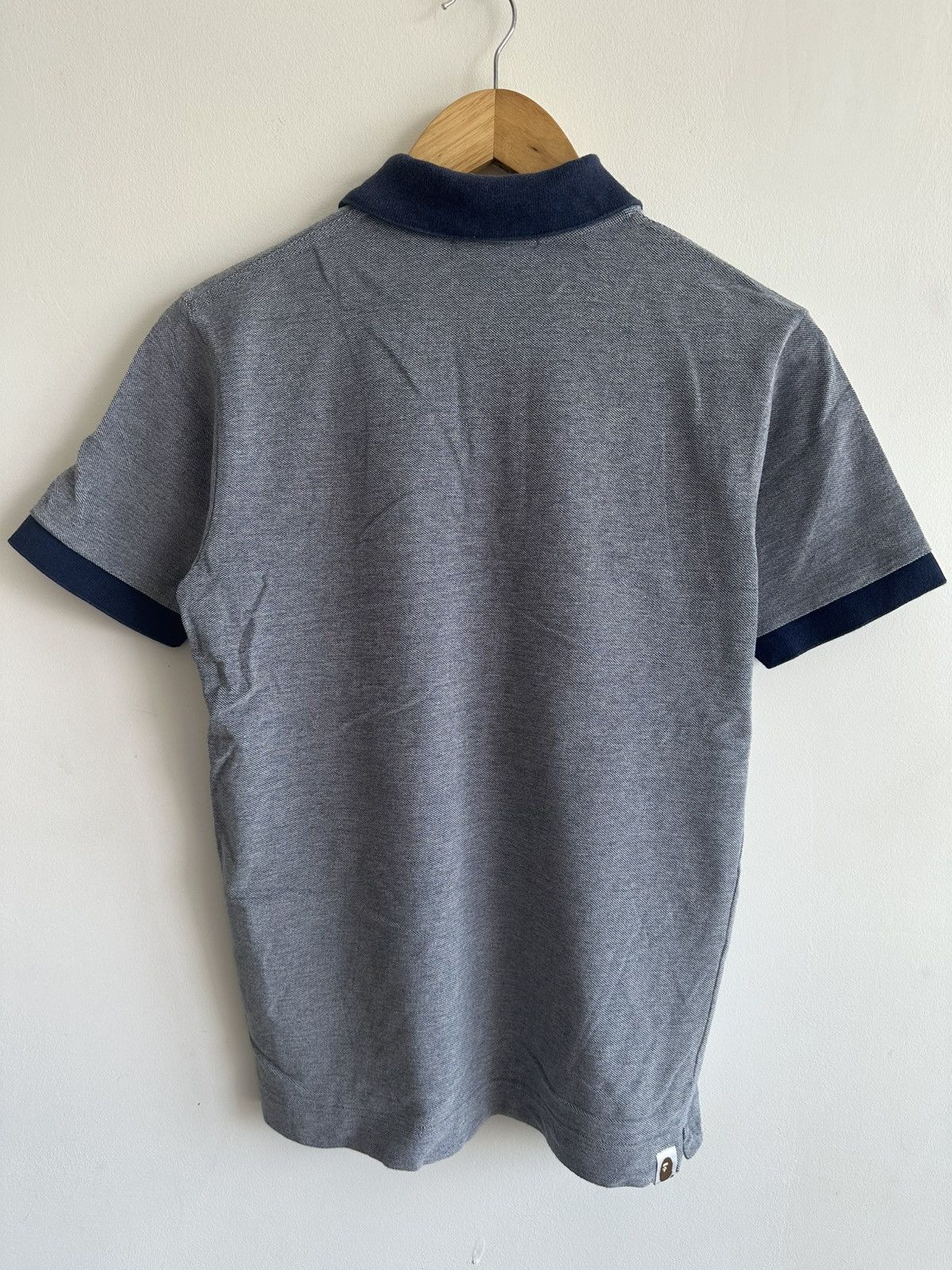 Bape A Bathing Ape Classic Polo Collar Bape Tshirt Japan Size US S / EU 44-46 / 1 - 3 Thumbnail