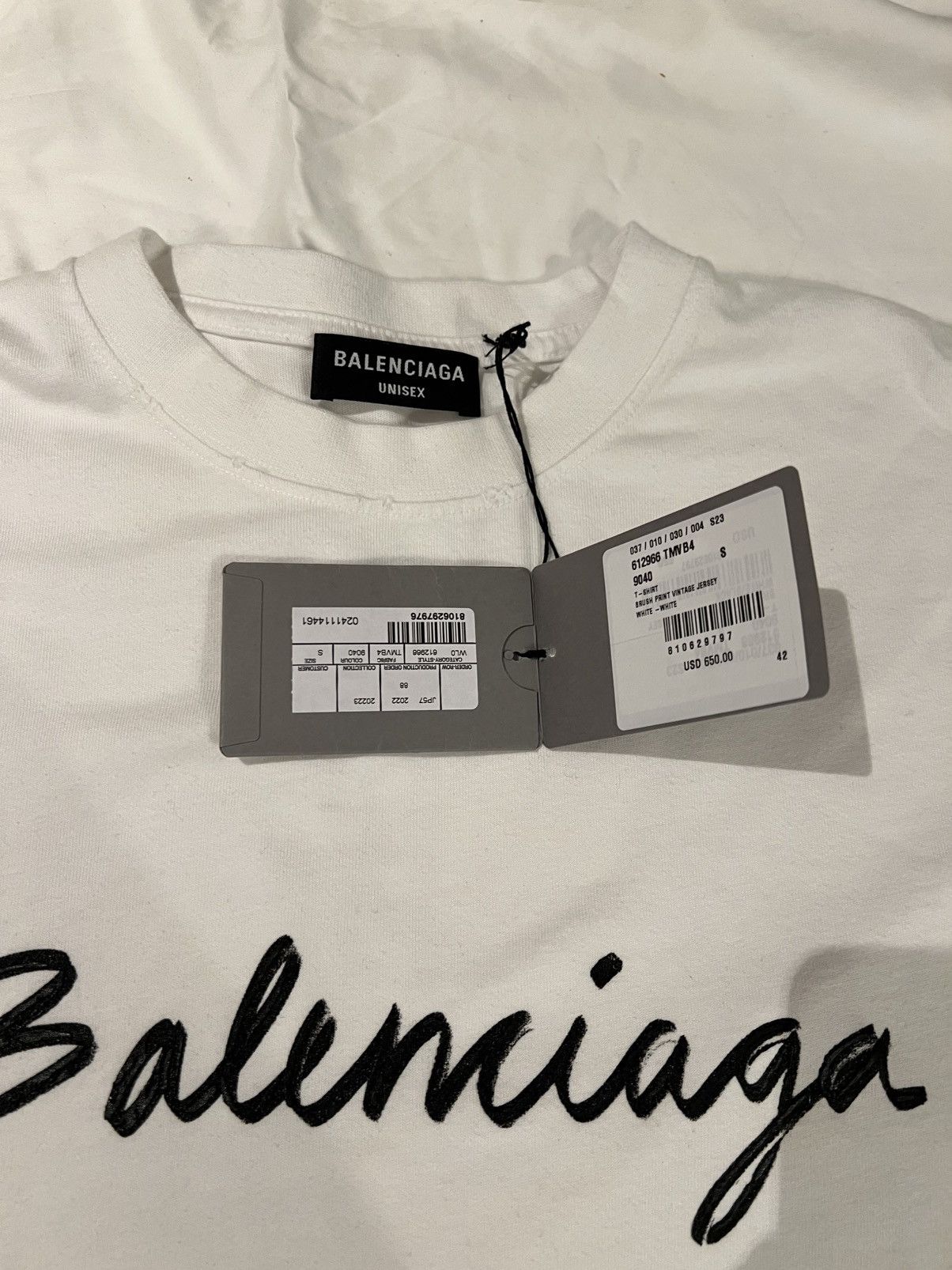 Balenciaga Balenciaga scripted logo t shrit oversized Size US M / EU 48-50 / 2 - 3 Thumbnail