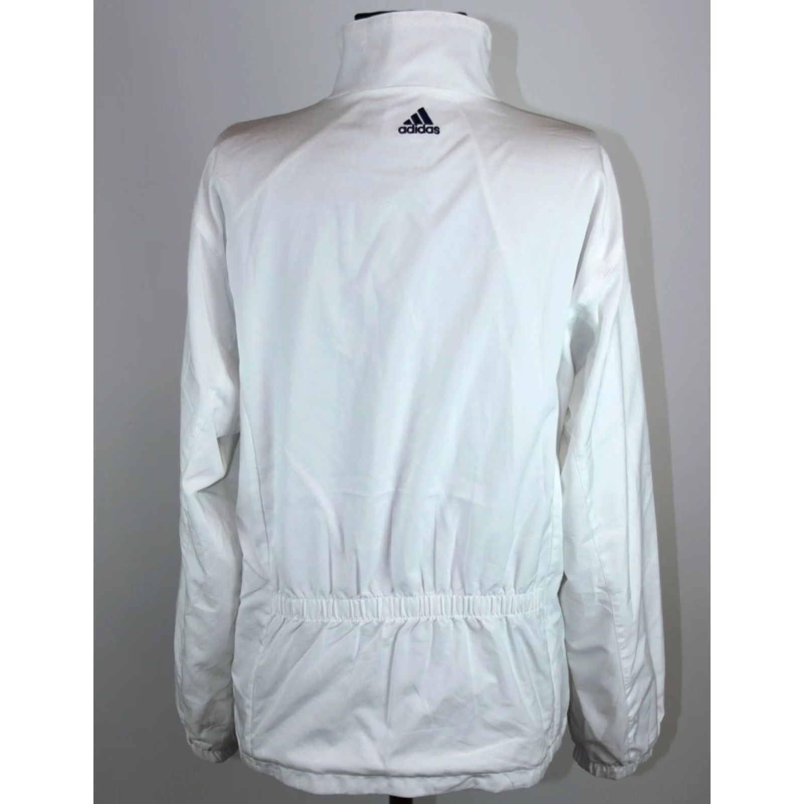 Adidas VINTAGE adidas Roland Garros womens Tennis Jacket UK 12 White Adidas Originals Track Jacket Women L22 Size XL / US 12-14 / IT 48-50 - 4 Thumbnail