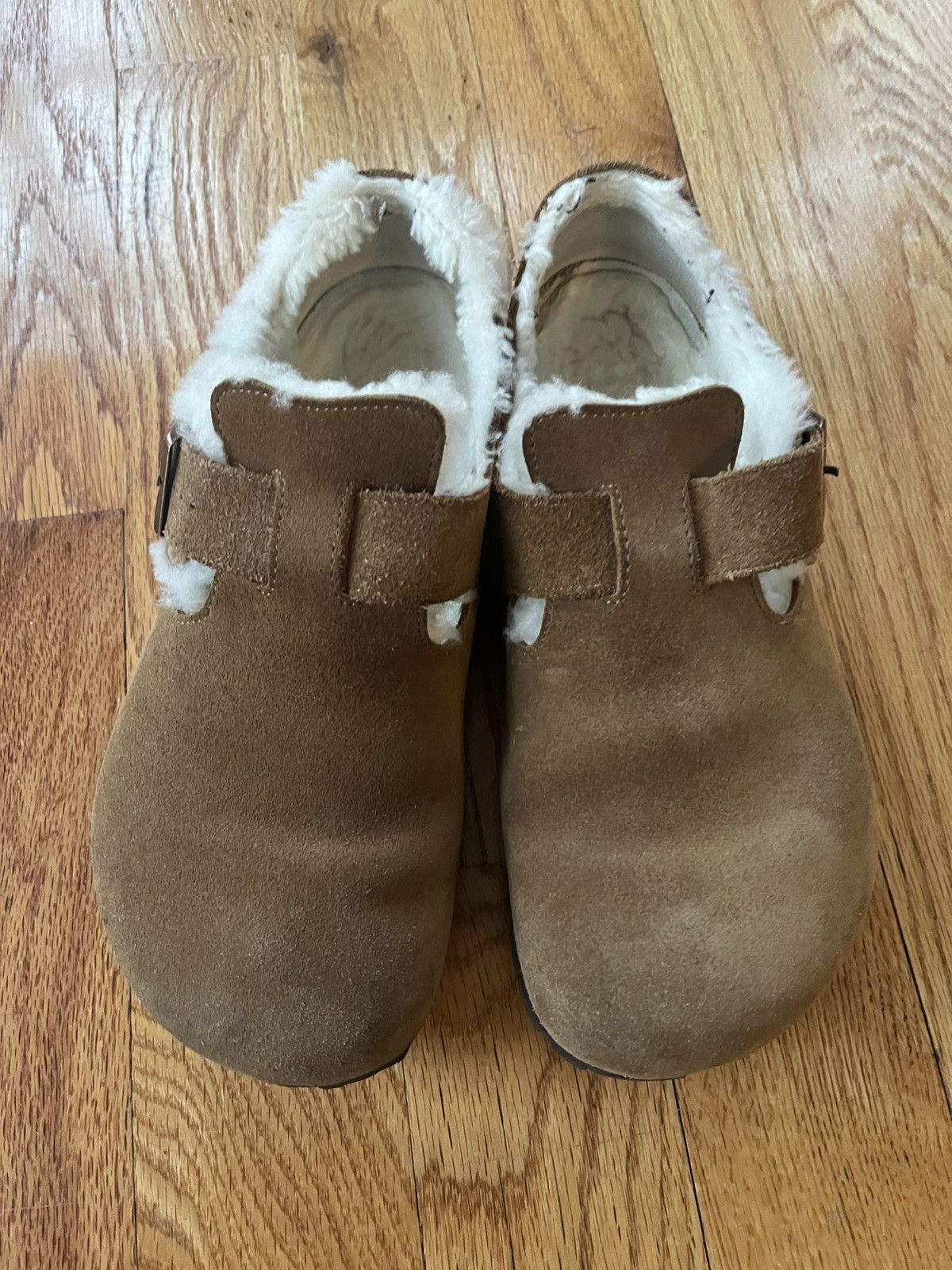 Birkenstock Birkenstock London Shearling Suede Clogs Size US 8.5 / EU 41-42 - 3 Thumbnail