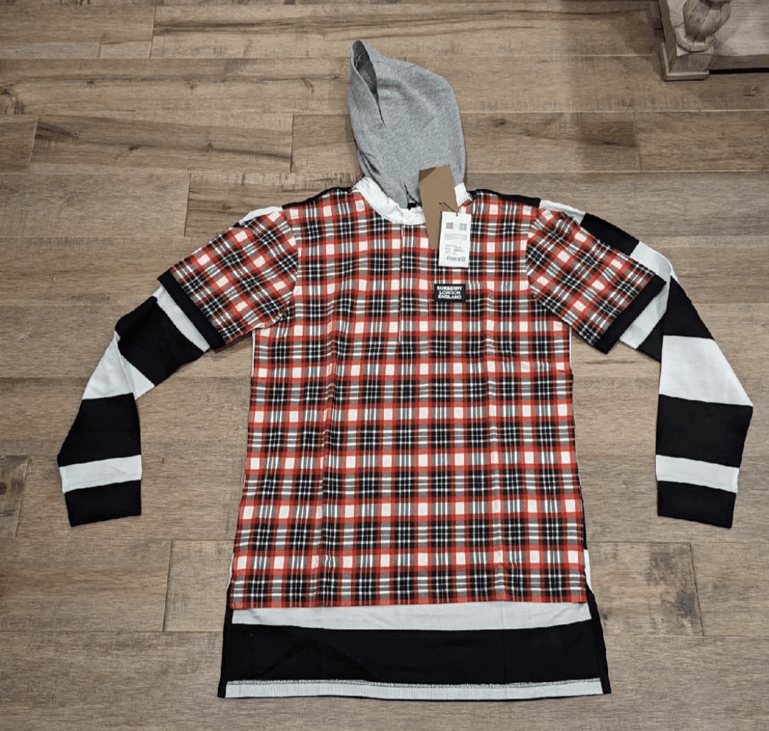 Burberry Burberry Plaid Remodeled Rugby Shirt Red Small Size US S / EU 44-46 / 1 - 1 Thumbnail