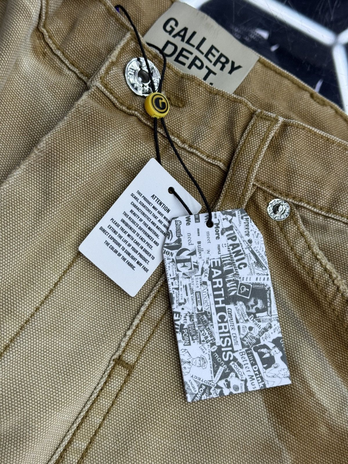Gallery Dept. Gallery Dept Branko Carpenter Denim Jeans Tan Size US 32 / EU 48 - 11 Thumbnail