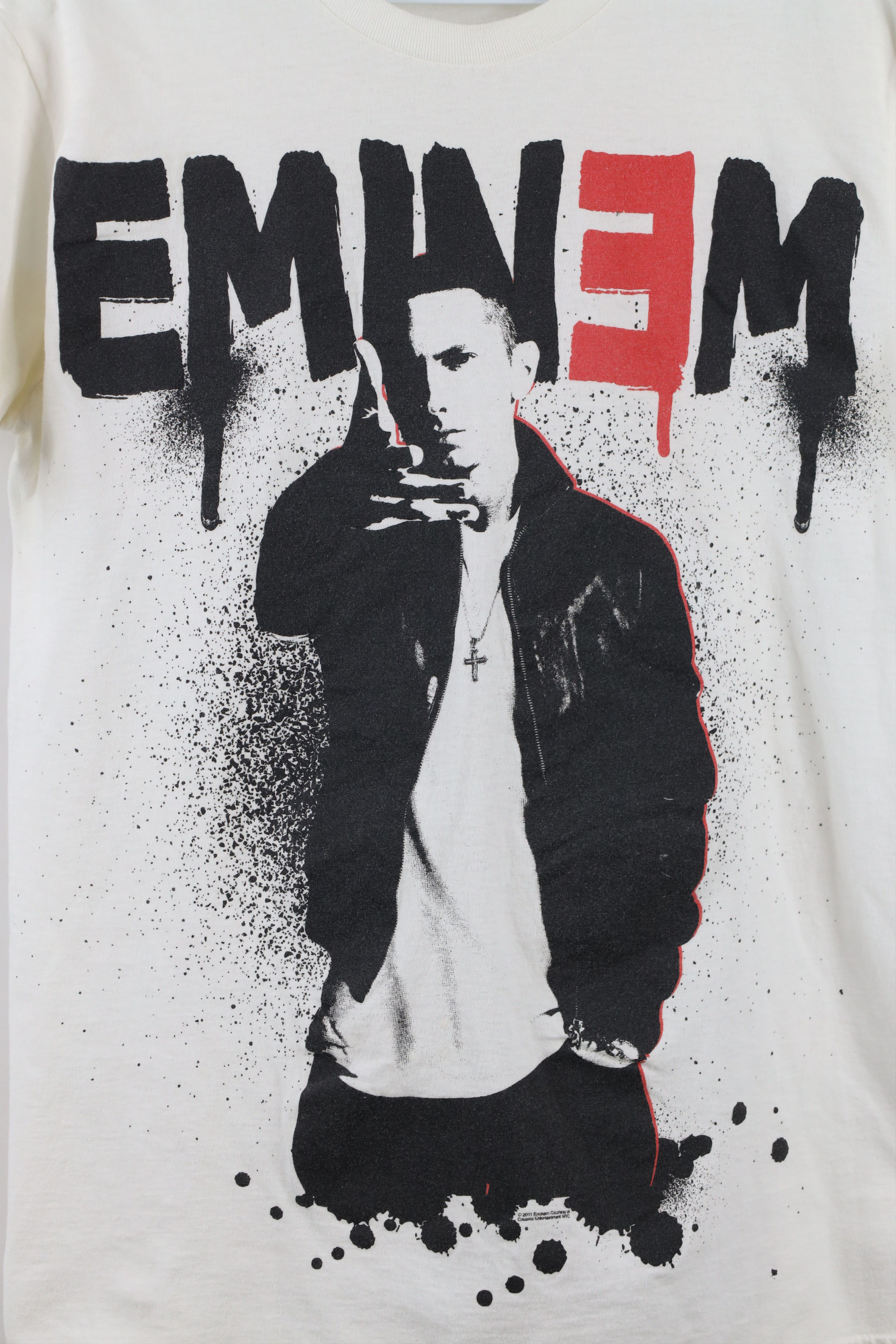 Vintage Vintage Y2K 2011 Rap Hip Hop Eminem Short Sleeve T-Shirt Size US S / EU 44-46 / 1 - 4 Thumbnail