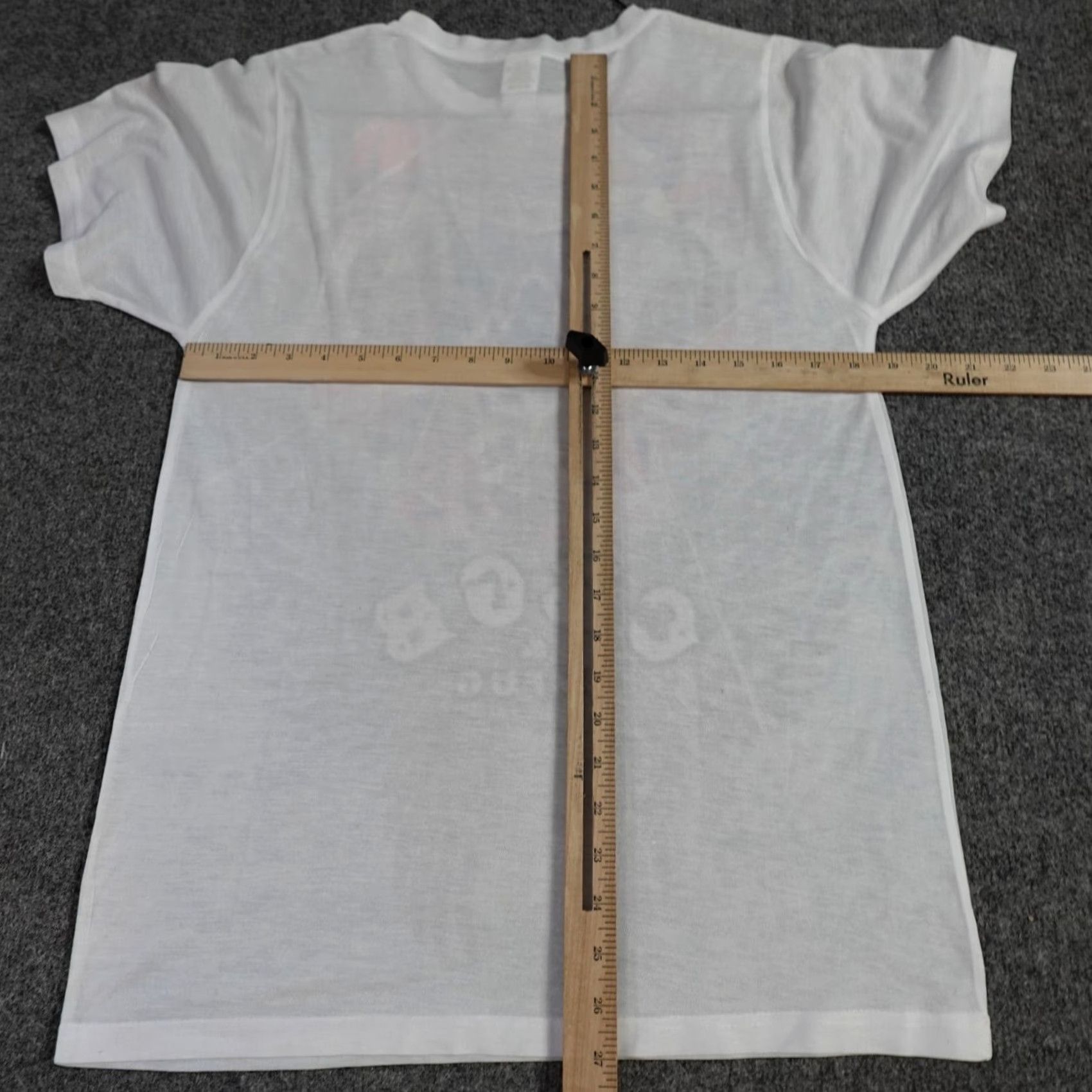 Vintage CBGB Shirt White Medium Womens Crew Neck Short Sleeve Skull 2015 NEW Regular Cotton Blend Size M / US 6-8 / IT 42-44 - 4 Thumbnail