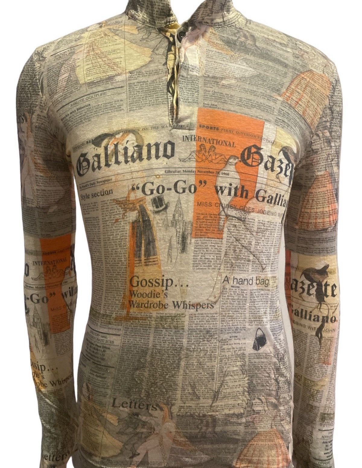 John Galliano John Galliano gazette Runway linen top Spring 2009 Size US S / EU 44-46 / 1 - 4 Thumbnail