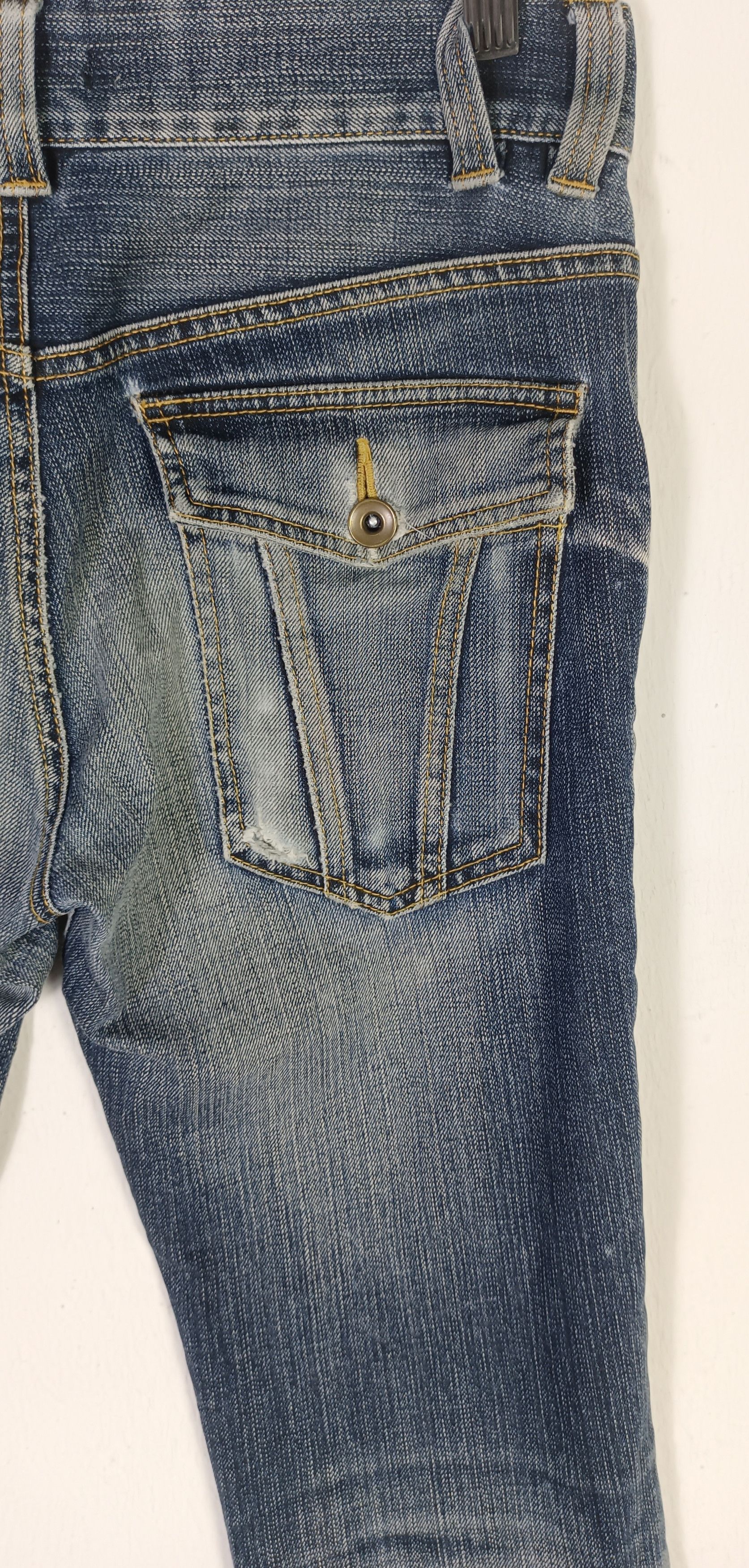 If Six Was Nine × Le Grande Bleu (L.G.B.) × Michel Klein MICHEAL KLEIN HOMME FLARE JEANS Size US 31 - 11 Thumbnail