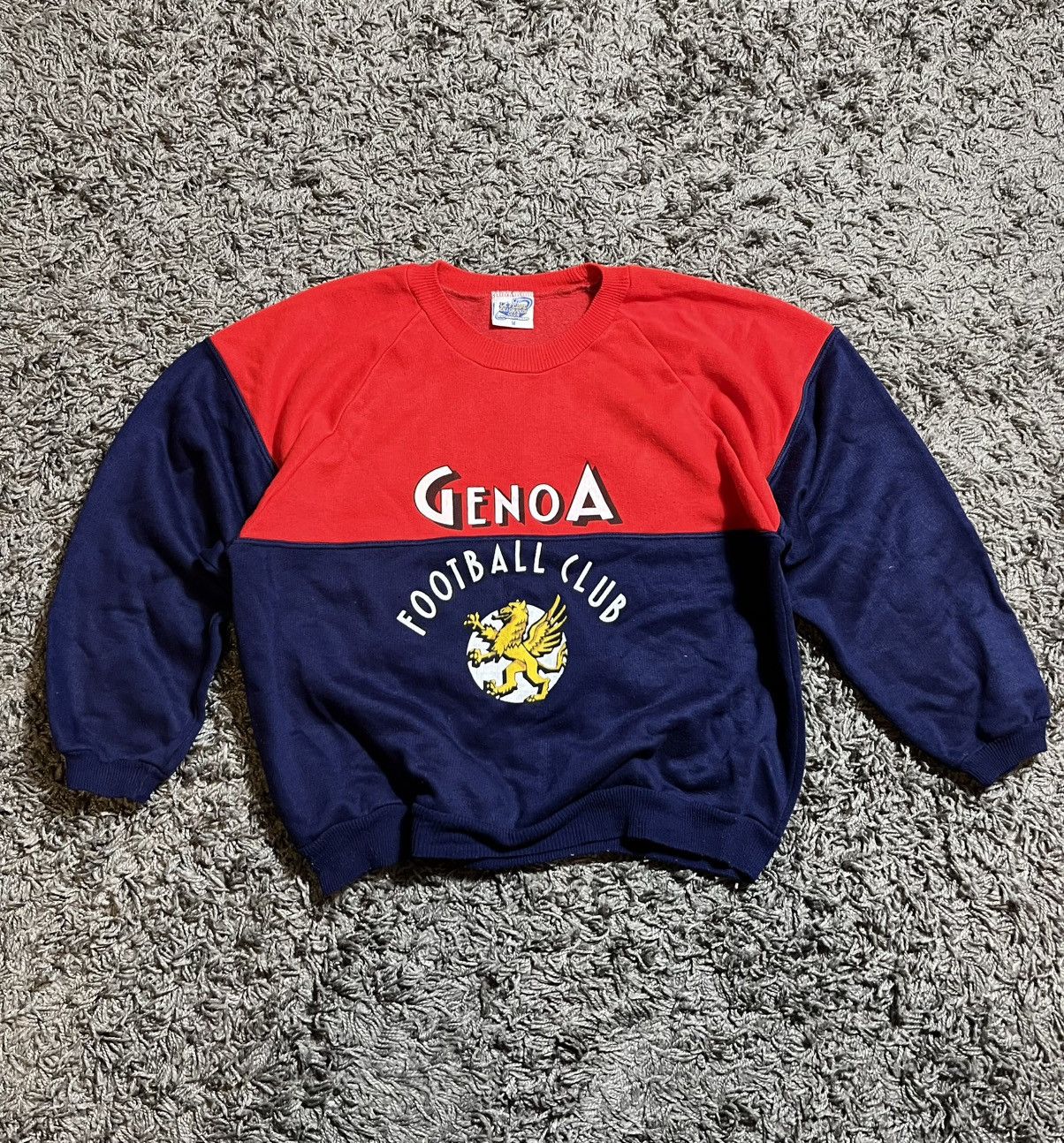 Vintage GENOA FC 1990/91 VINTAGE FOOTBALL SWEAT TOP SWEATSHIRT Size US M / EU 48-50 / 2 - 1 Thumbnail