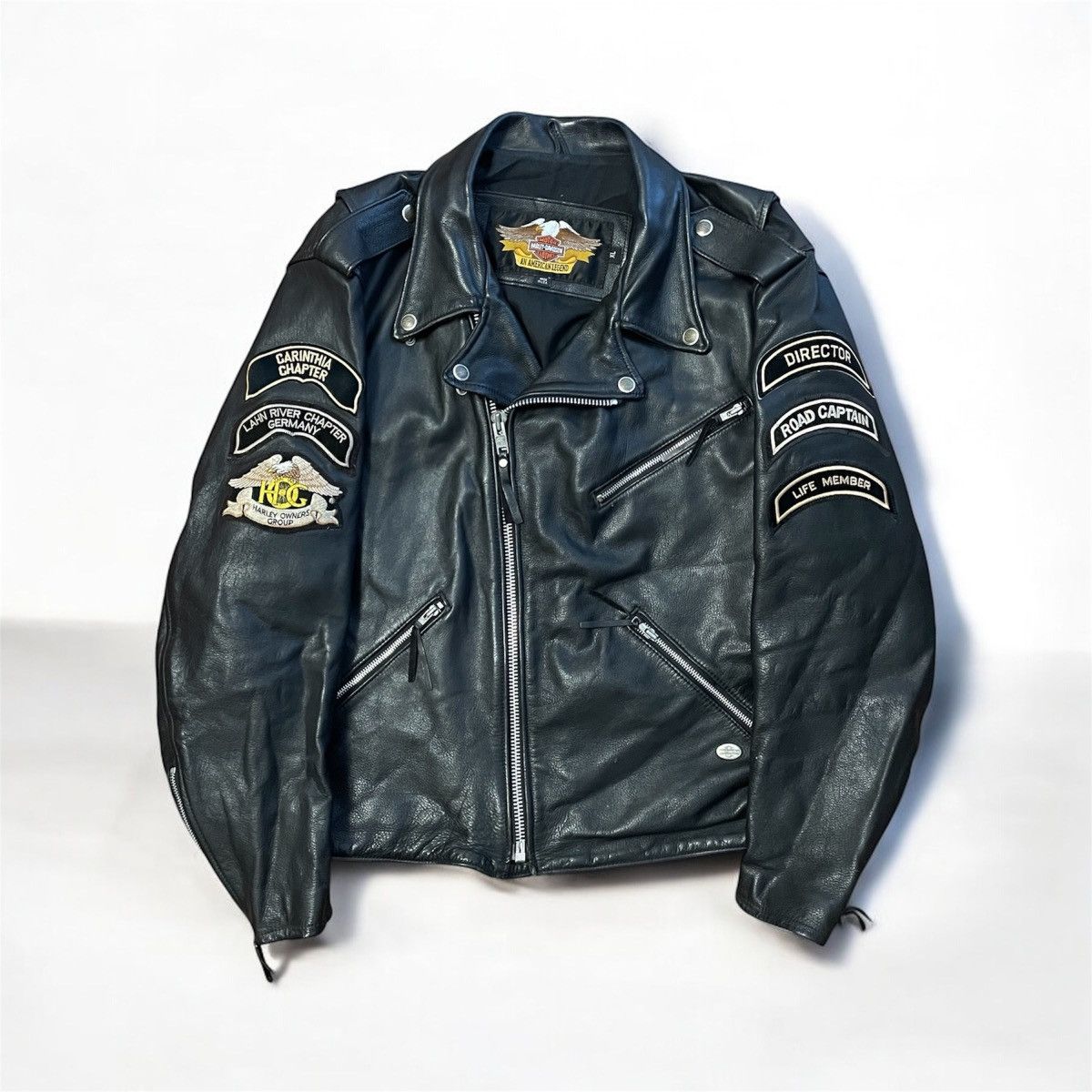 Harley Davidson Vintage Harley Davidson Leather Jacket Motorcycle Fashion Size US XL / EU 56 / 4 - 1 Thumbnail