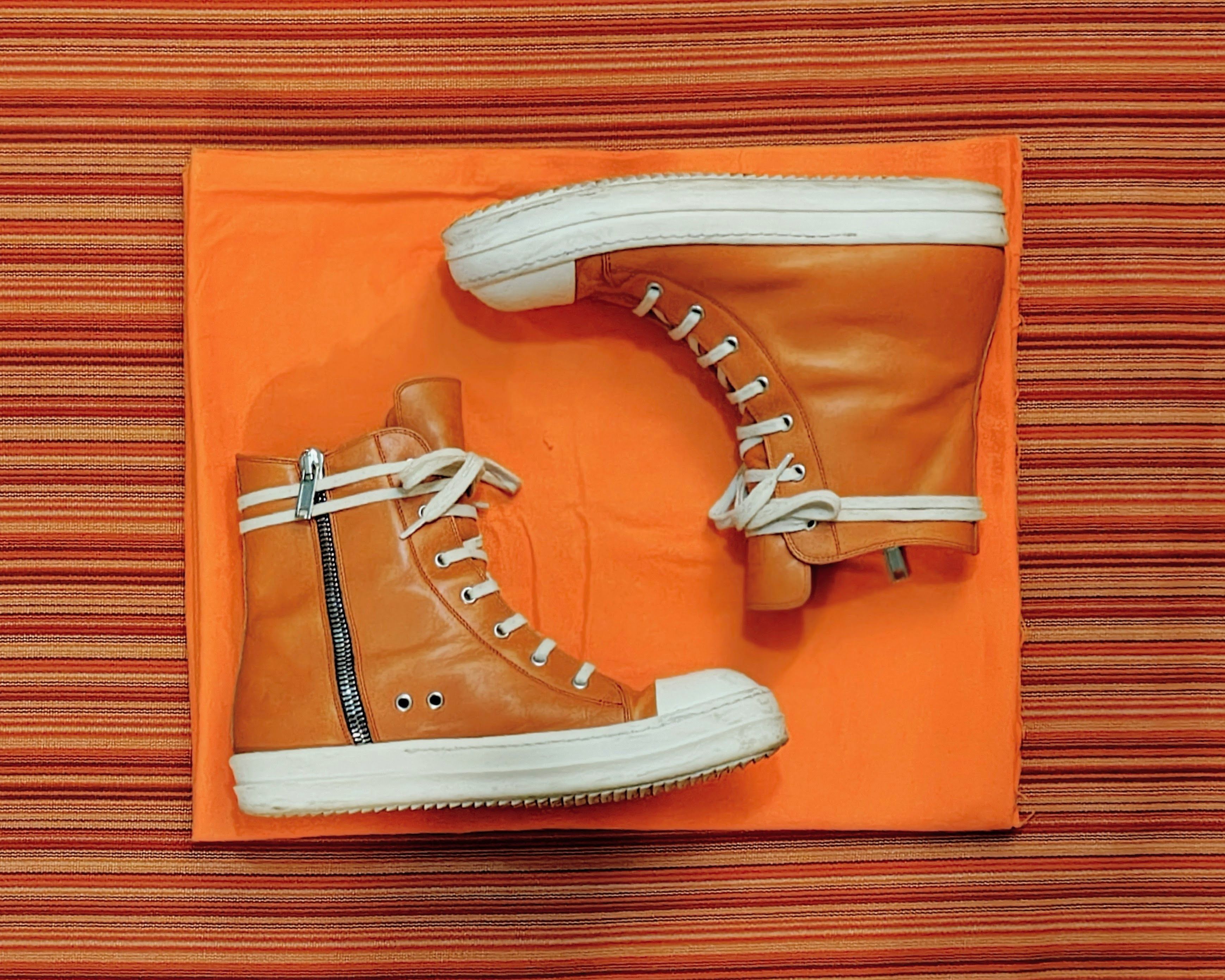 Rick Owens Orange Ramones SS22