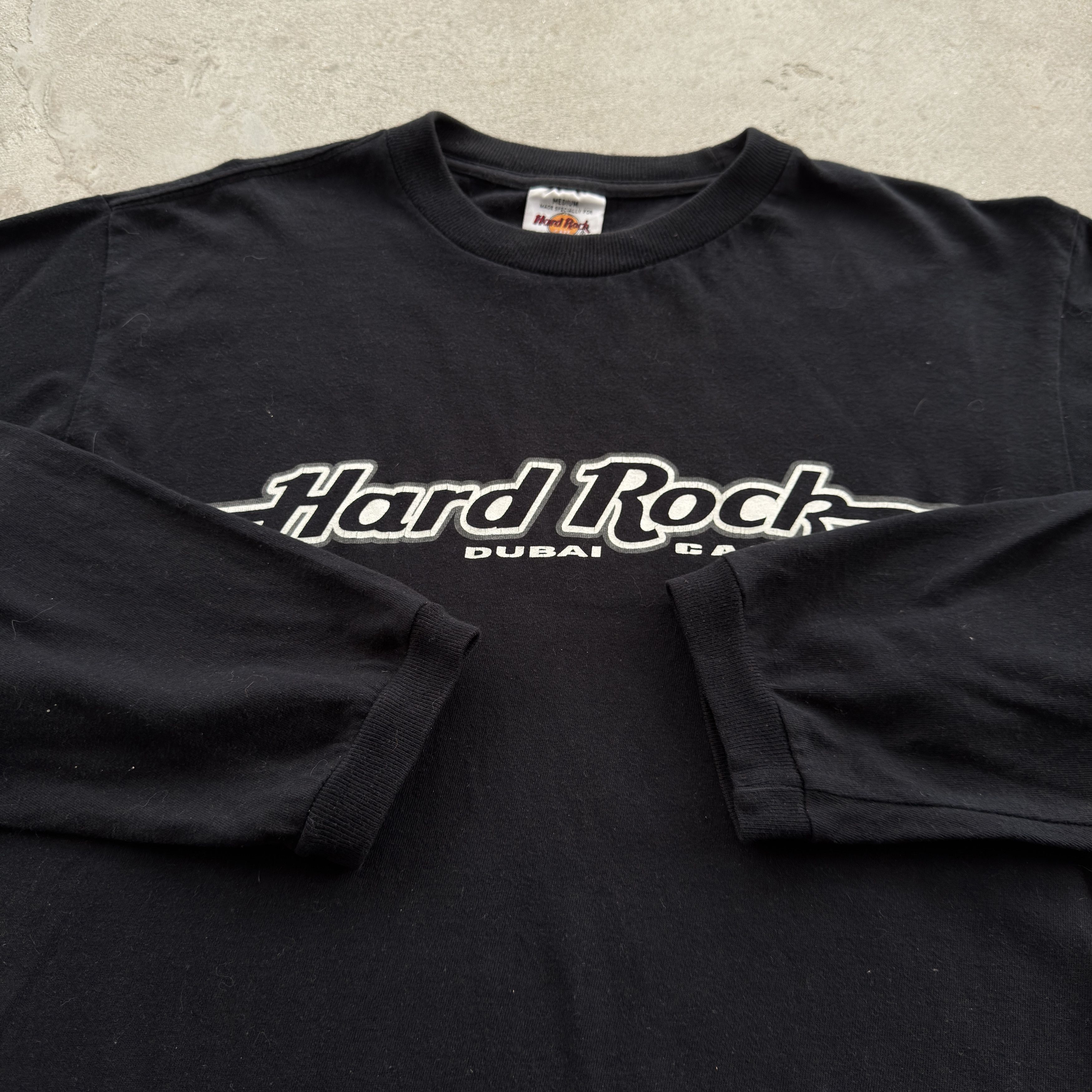 Hard Rock Cafe Vintage 90s Hard Rock Cafe Dubai Long Sleeve Tee Shirt Size US M / EU 48-50 / 2 - 4 Thumbnail