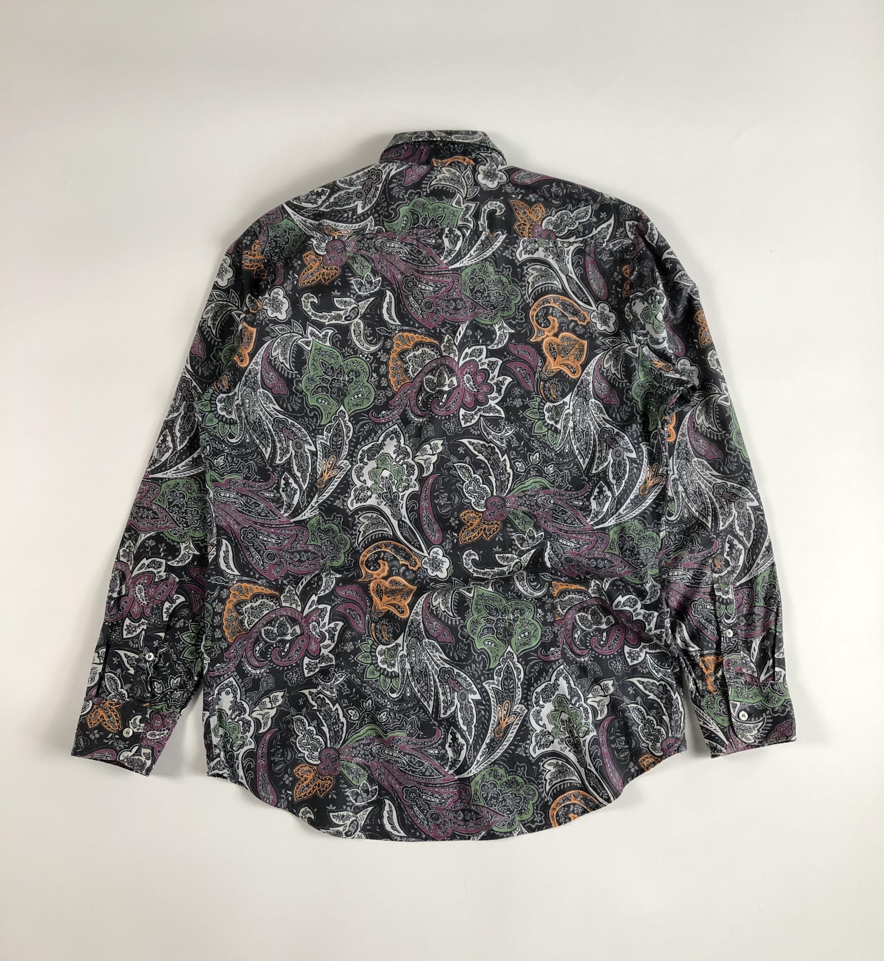 Etro Etro Multicolor Paisley Print Cotton Shirt Size US L / EU 52-54 / 3 - 9 Thumbnail
