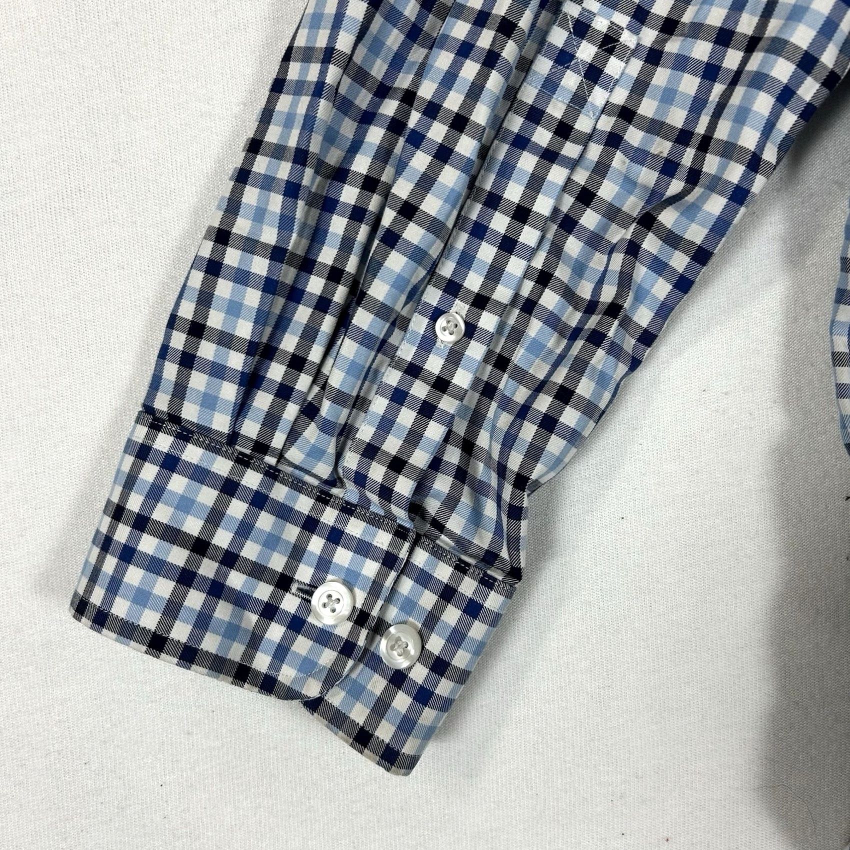 Vintage Duluth Wrinkle Fighter Long Sleeve Button Up Shirt Mens XL Tall Plaid Blue Size US XL / EU 56 / 4 - 6 Thumbnail