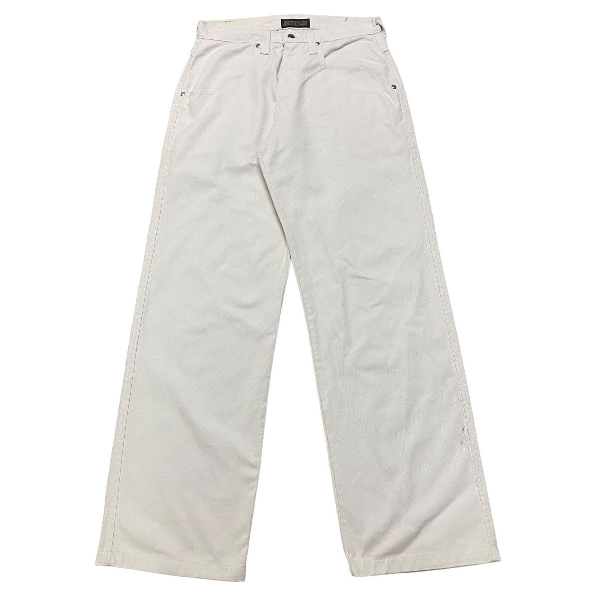 Vintage Vintage ZONZ White Denim Baggy Wide Leg Pants Size US 32 / EU 48 - 2 Thumbnail