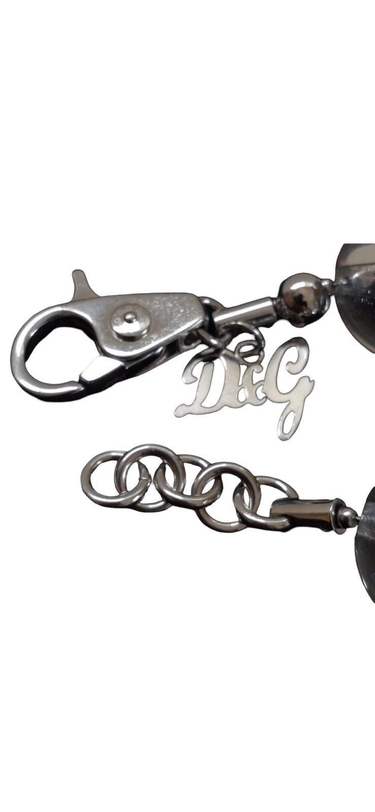 Dolce & Gabbana Dolce & Gabbana Vintage Clear Orb Logo Charm Bracelet Size ONE SIZE - 5 Thumbnail