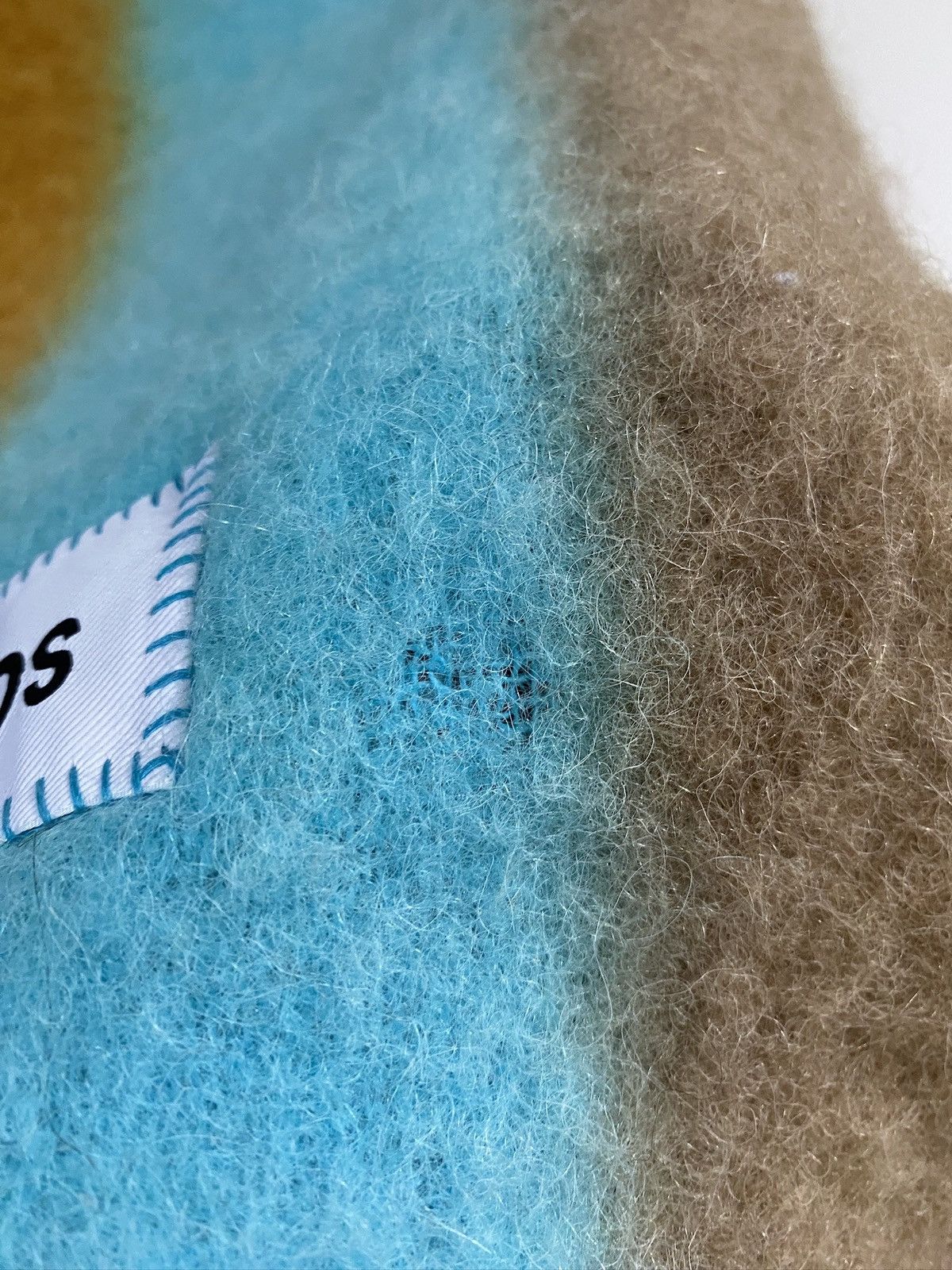 Acne Studios Acne Studios Gradient Striped Scarf Large Wool Alpaca Mohair Size ONE SIZE - 7 Thumbnail