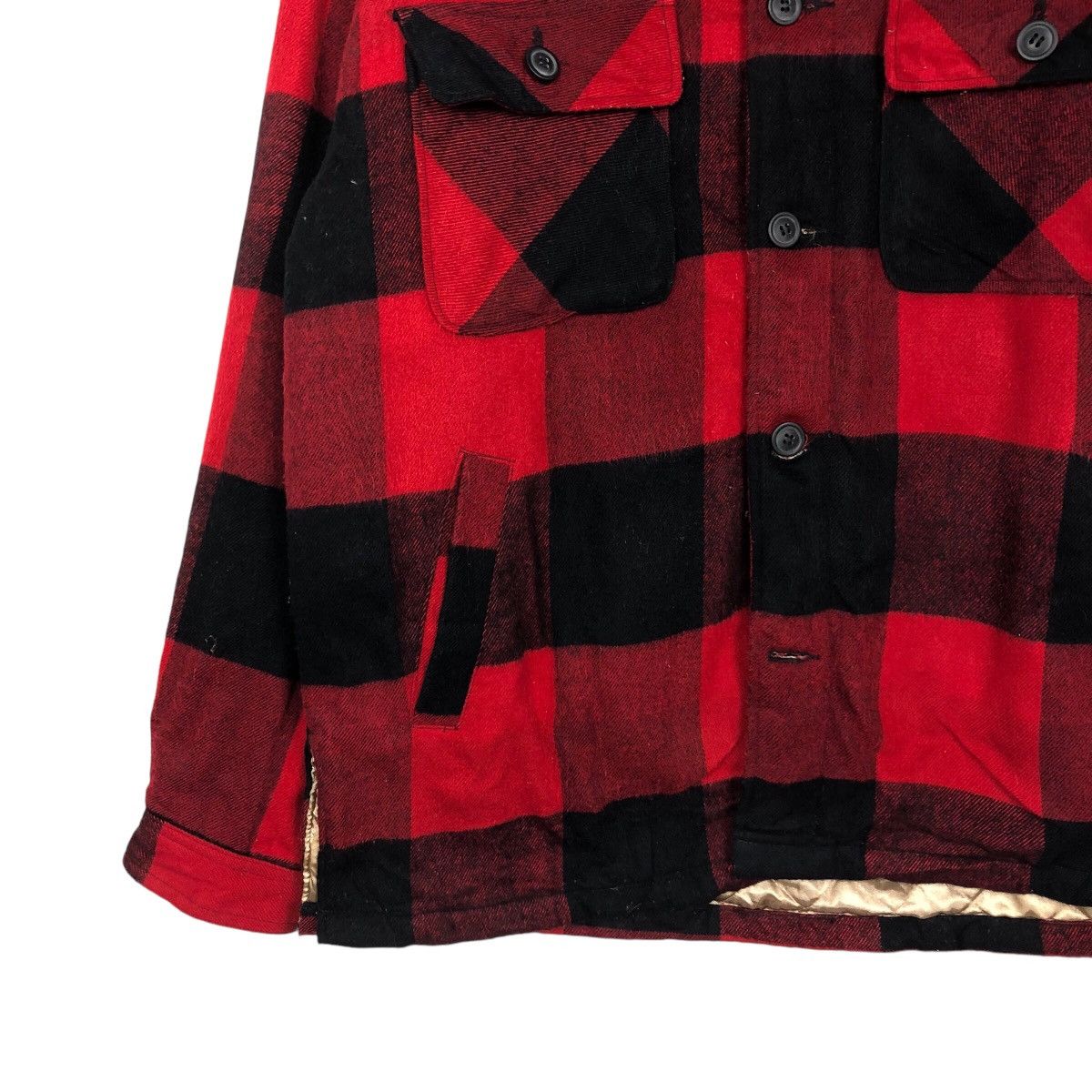 Japanese Brand 📌Vintage Wool Flannel Jacket Tartan Design Collins Size US L / EU 52-54 / 3 - 5 Thumbnail