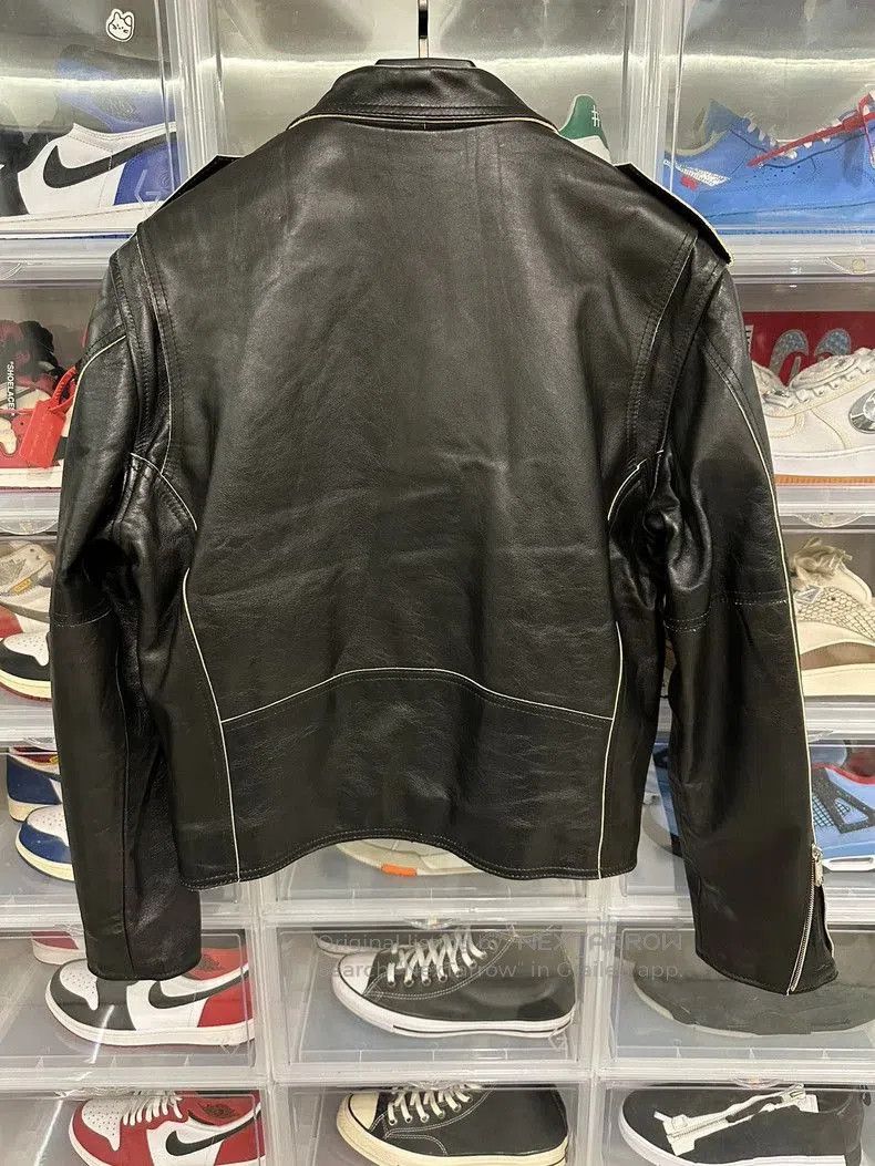 Enfants Riches Deprimes vintage black leather motorcycle jacket. Size US L / EU 52-54 / 3 - 2 Thumbnail