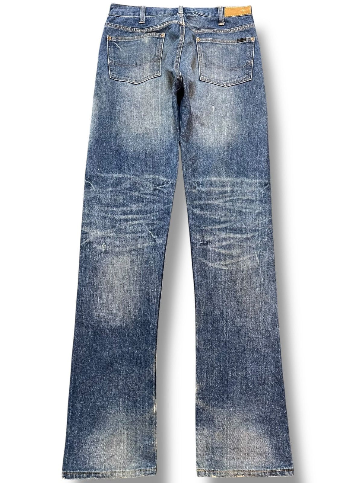 Beams Japan Vintage Beams Selvedge Slim Fit Whiskers Denim Size US 29 - 8 Thumbnail
