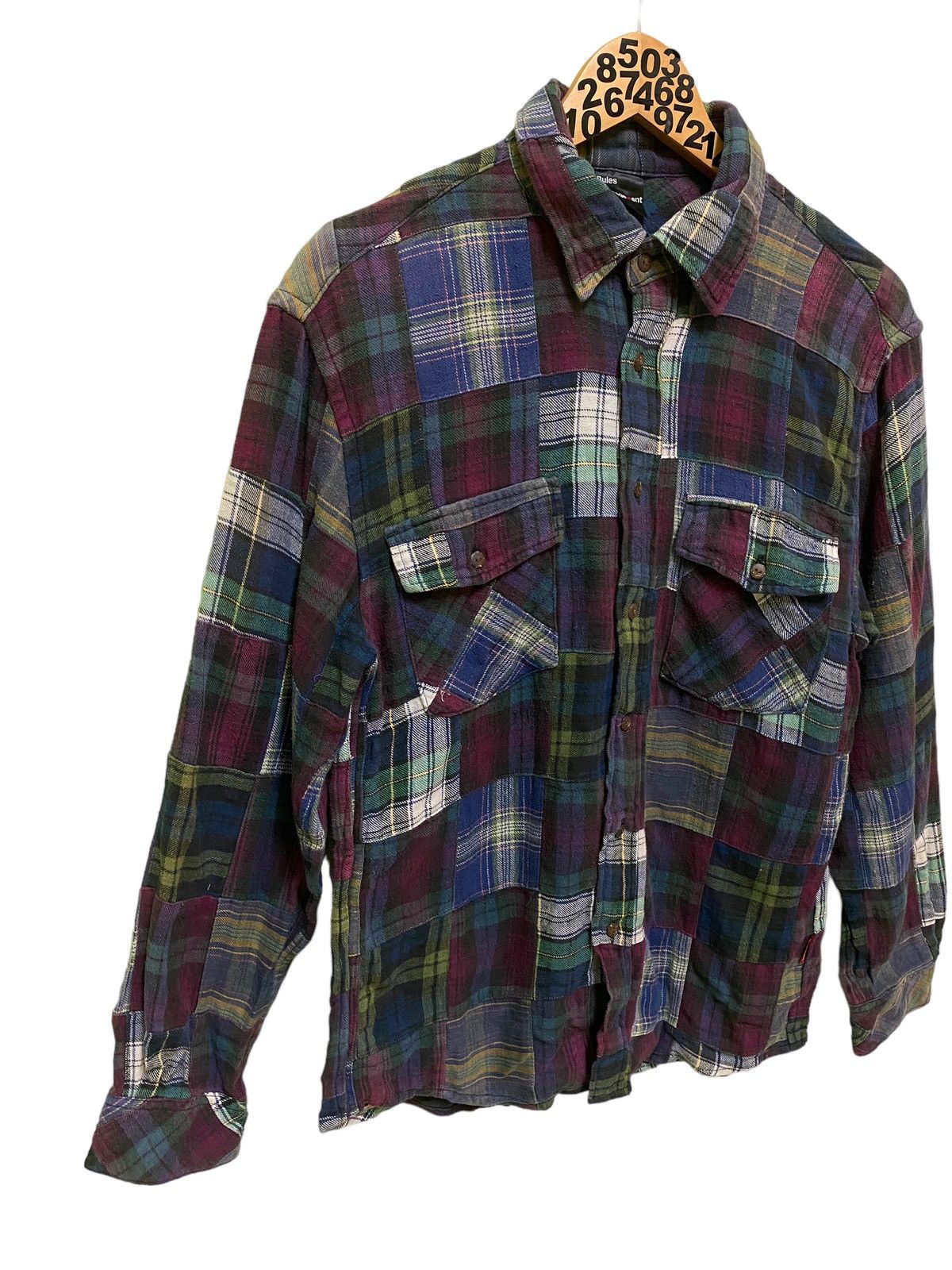Japanese Brand Rules of Engagement Patchworks Rebuild Flannel Size US S / EU 44-46 / 1 - 3 Thumbnail