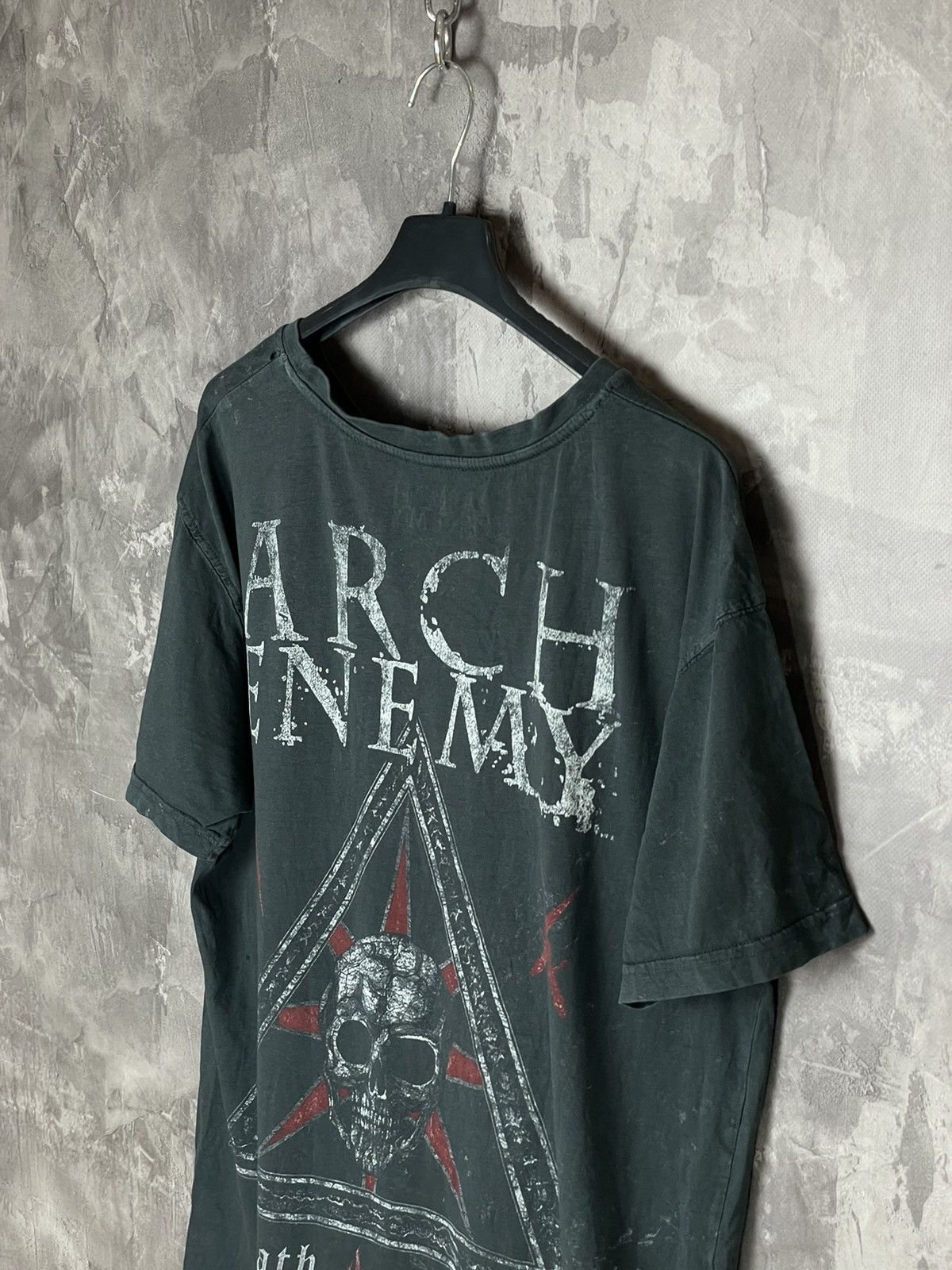 Band Tees × Vintage Vintage Arch Enemy Pure Fu*ing Metal T Shirt Tour Band Tee Size US M / EU 48-50 / 2 - 7 Thumbnail