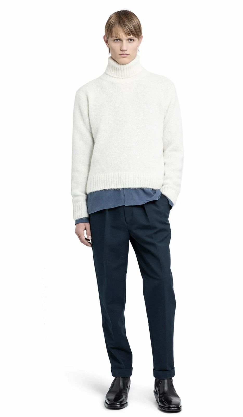 Tom Ford TOM FORD Double Cotton Satin Semi Sartorial Pants 38 Patrol Size US 43 - 5 Thumbnail