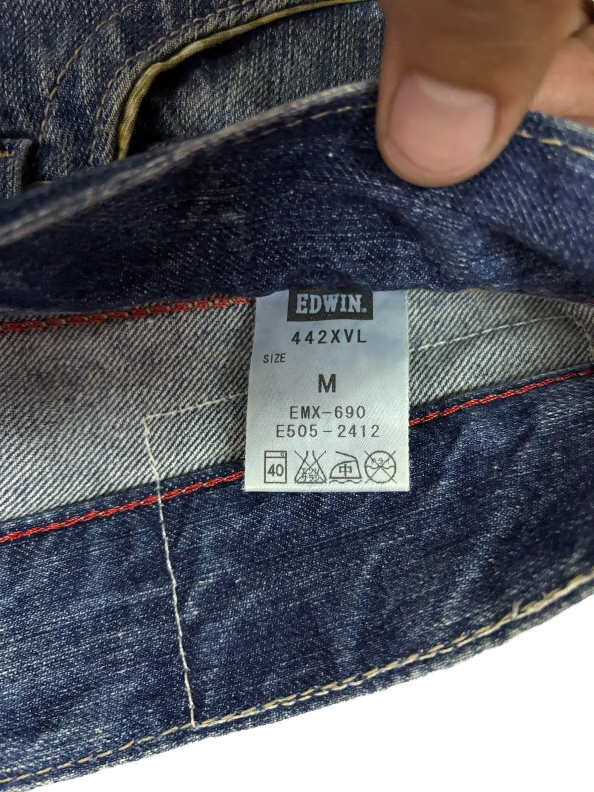 Edwin Vtg Edwin XV Japan Distressed Jeans Size US 32 / EU 48 - 10 Thumbnail