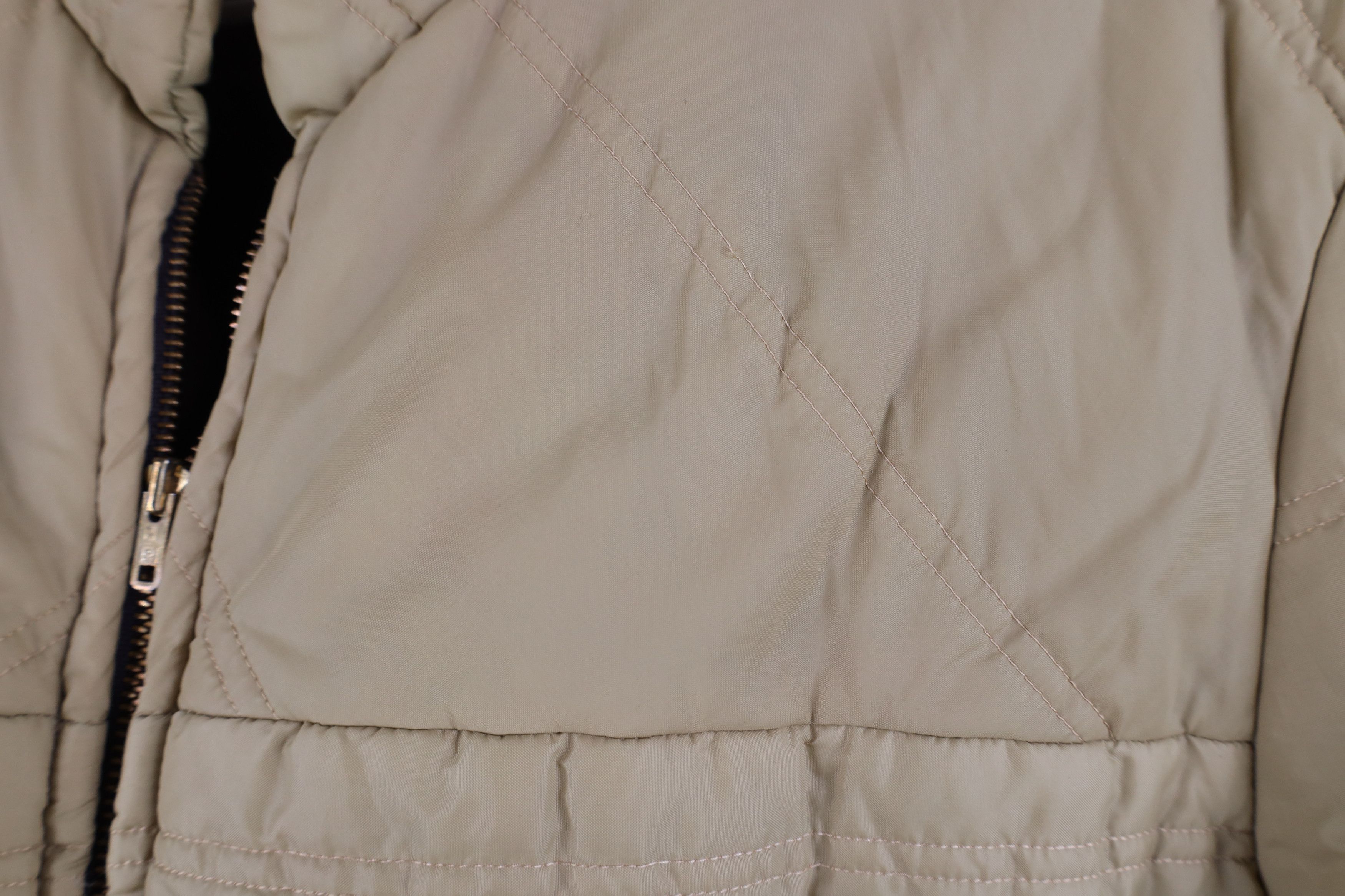 Vintage Vintage 70s Streetwear Insulated Puffer Jacket Coat Beige Size US XL / EU 56 / 4 - 6 Thumbnail