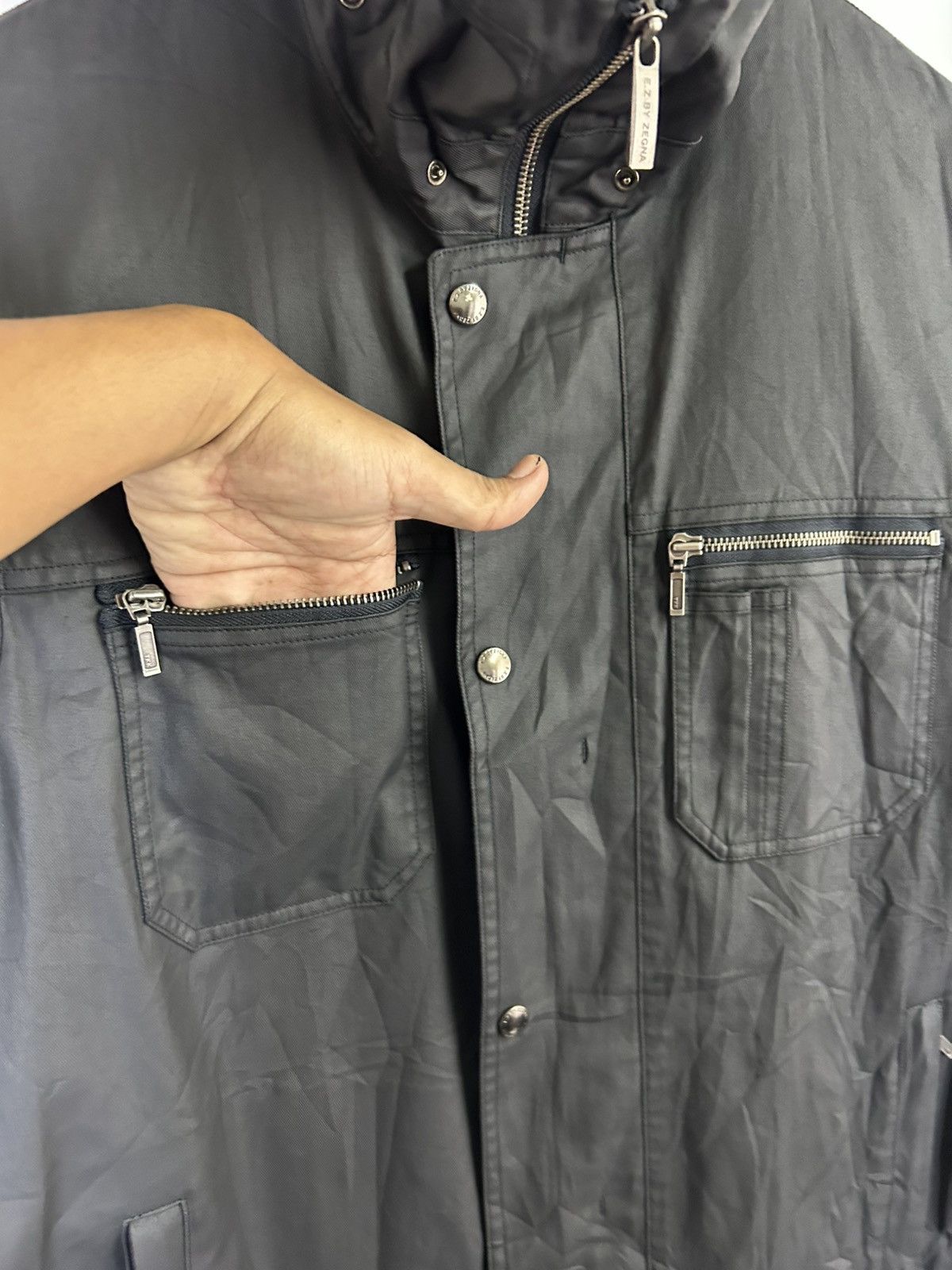 Z Zegna 🔥Zegna Hoodies Workwear Multipocket Zipper Jacket Size US M / EU 48-50 / 2 - 7 Thumbnail