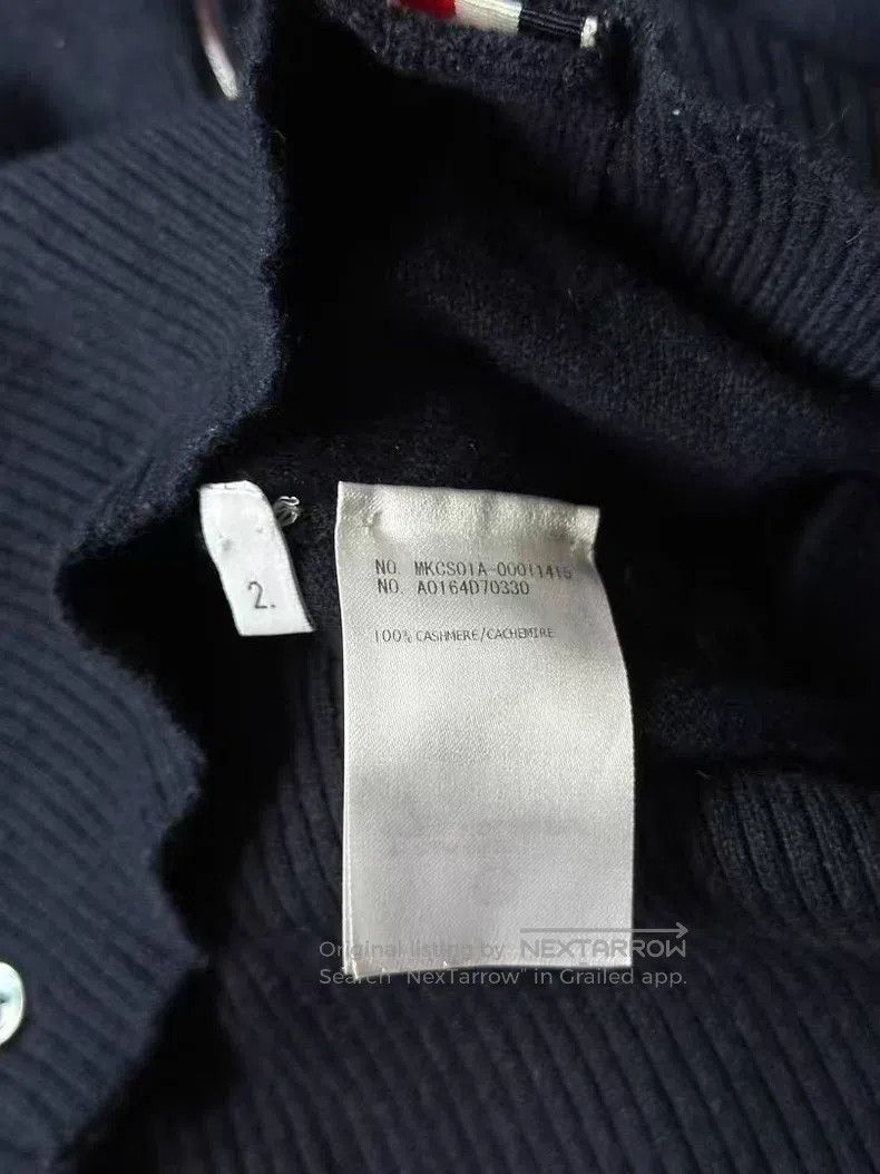 Thom Browne Thom Browne Blue Cashmere Cardigan Size US M / EU 48-50 / 2 - 4 Thumbnail